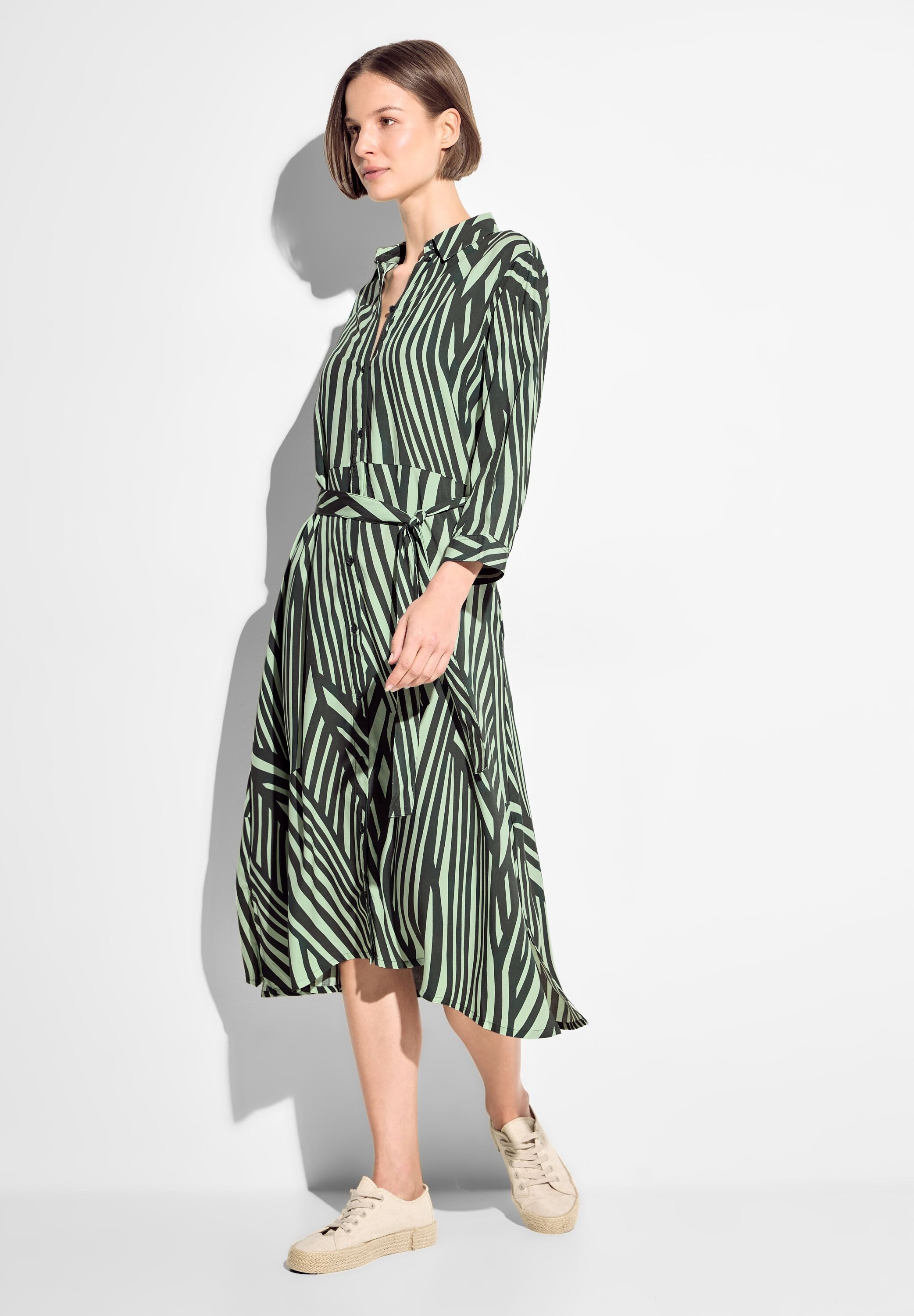 CECIL Blusenkleid mit Streifenmuster günstig online kaufen