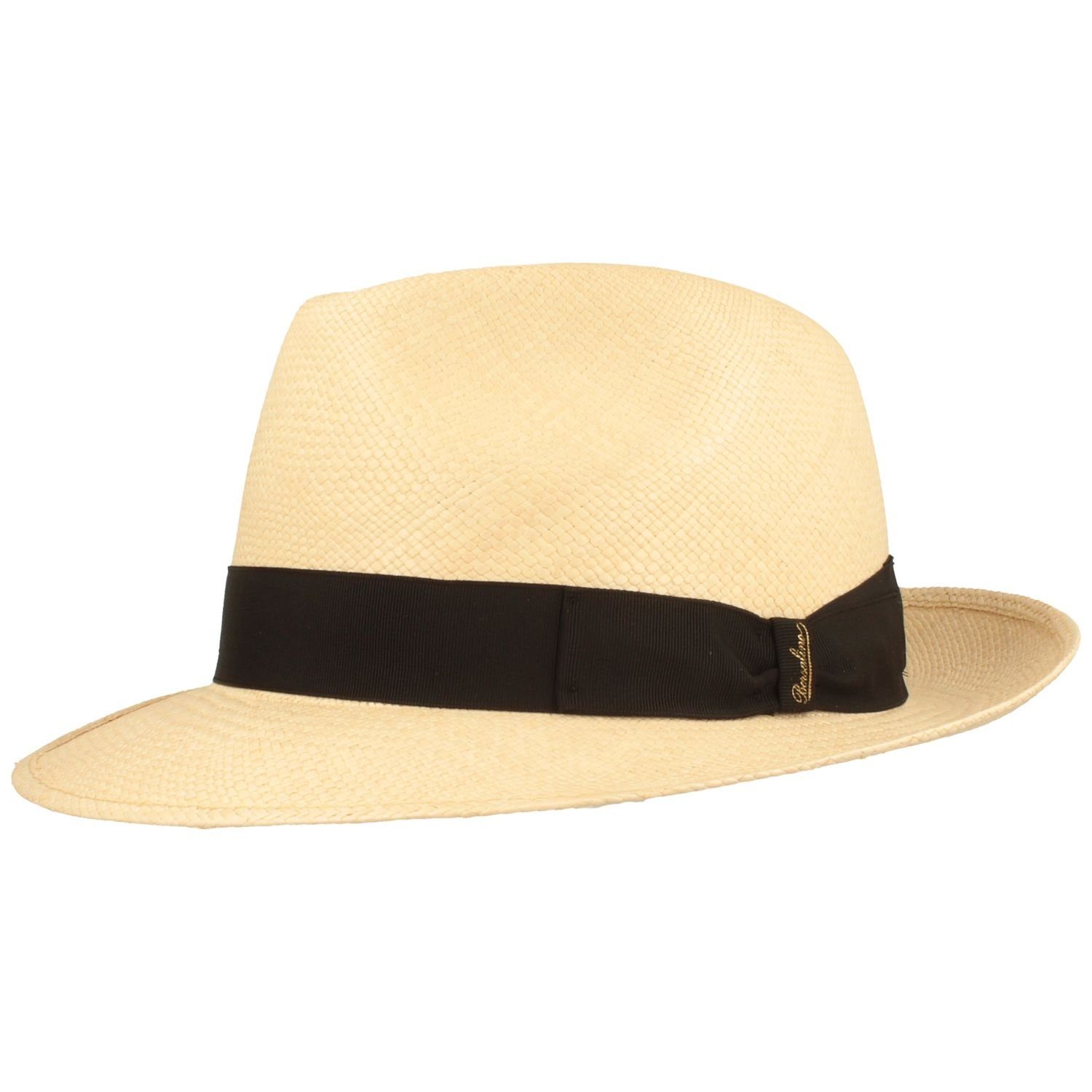Borsalino Strohhut hochwertiger handgeflochtener Panama Hut günstig online kaufen