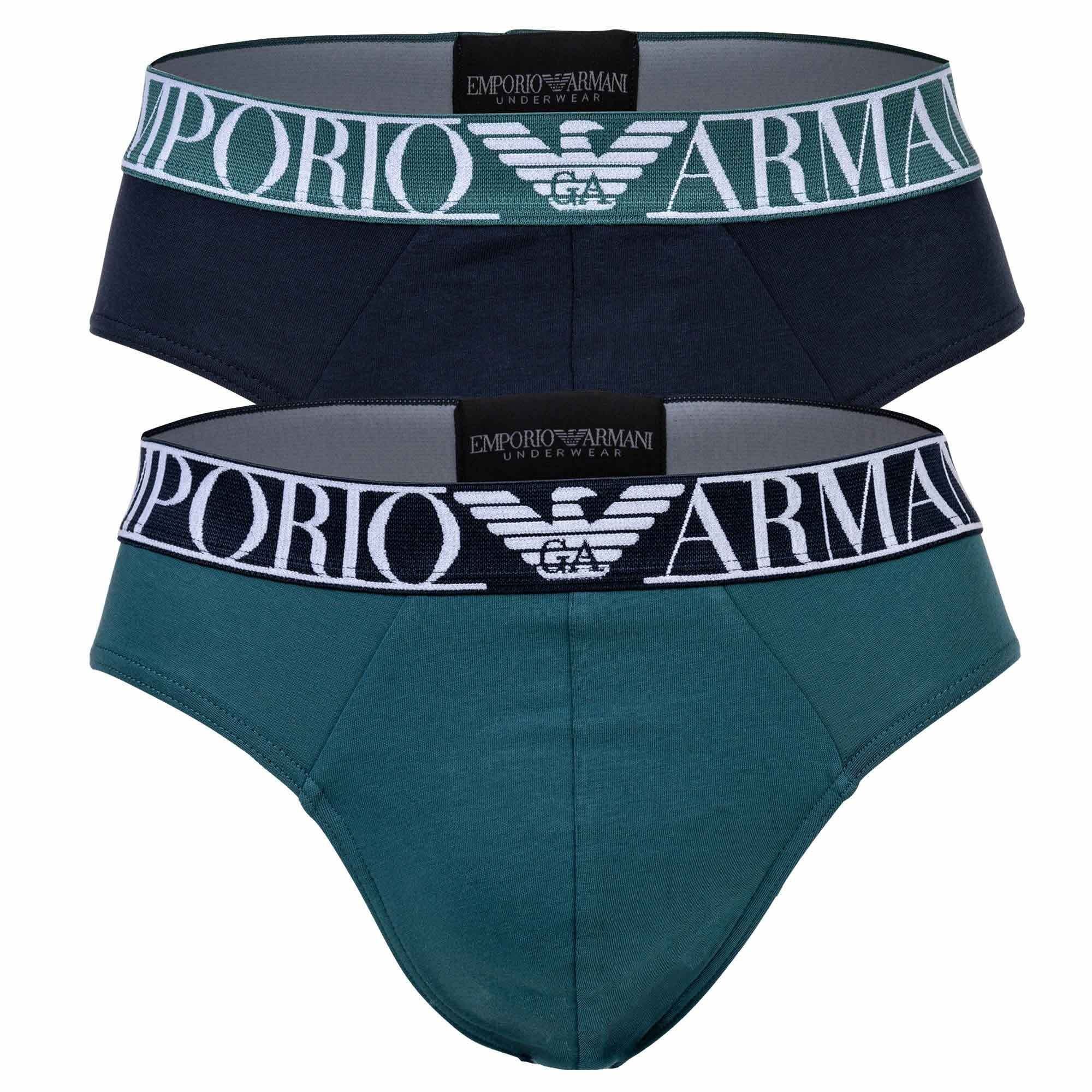 Emporio Armani Slip Herren Slips 2er Pack ENDURANCE, Briefs