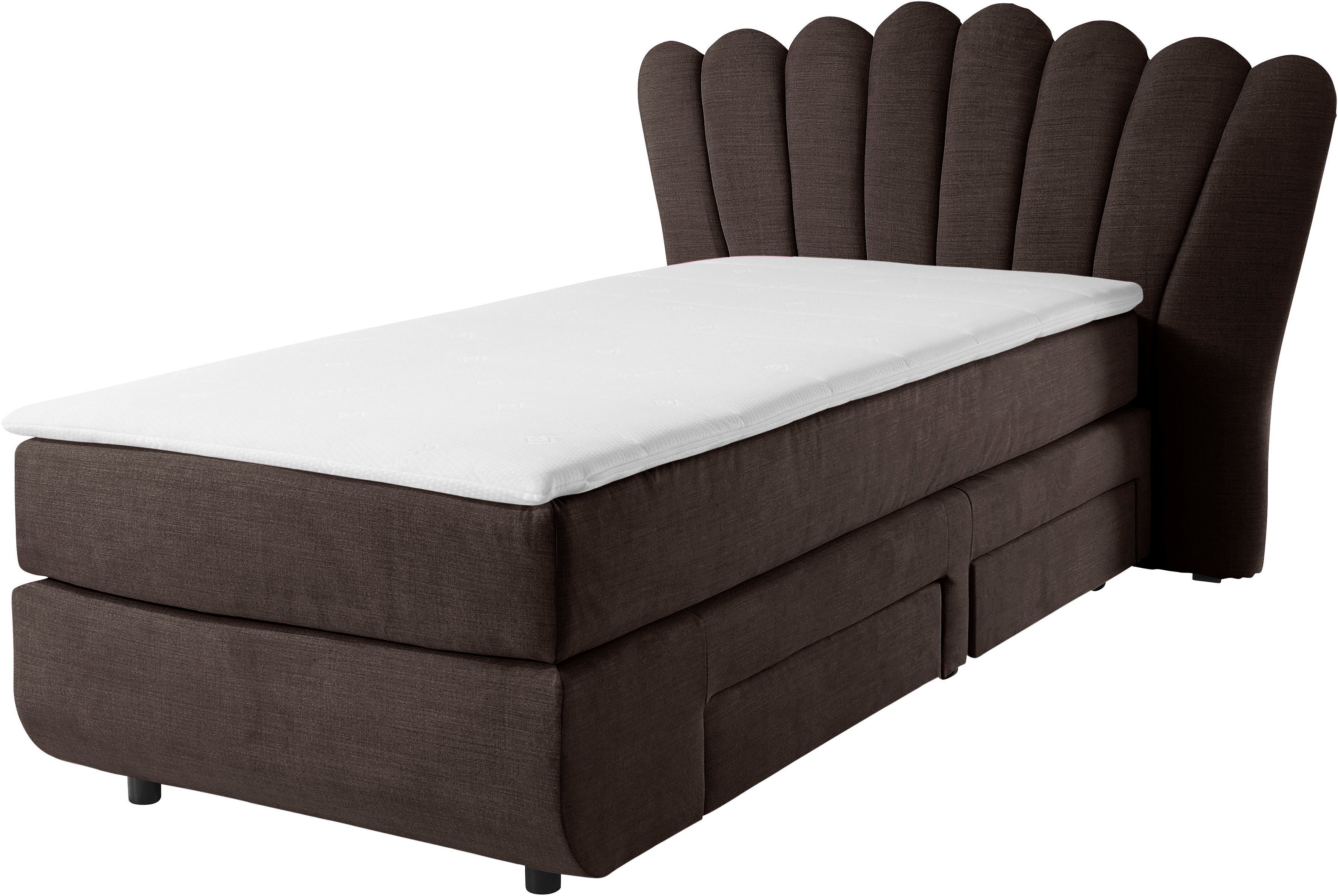 Boxbett Leonique Fleurir, Breite 90 Topper inkl. cm,