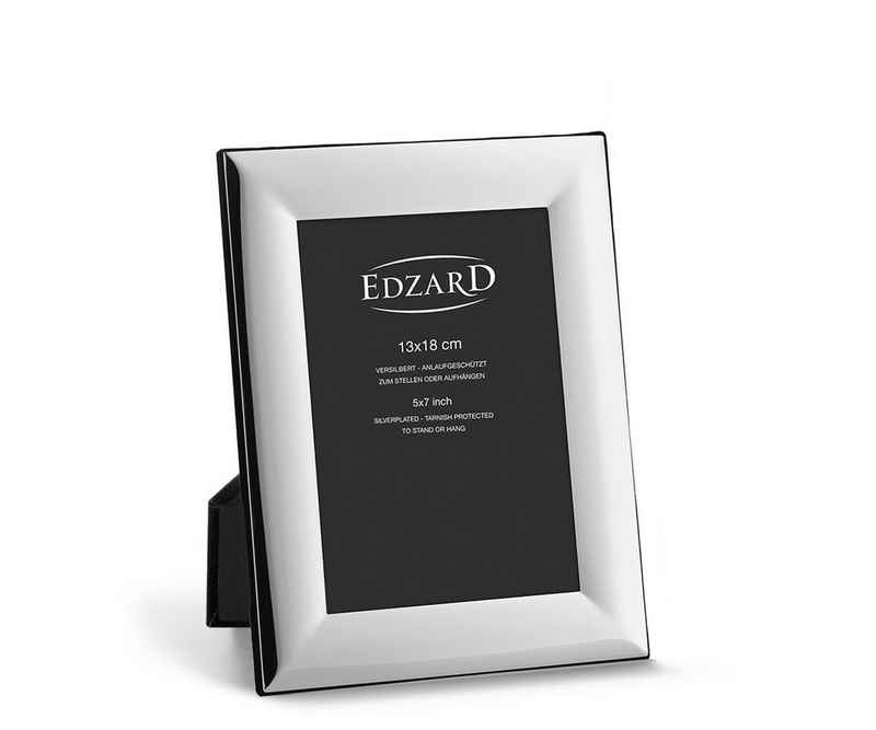 EDZARD Bilderrahmen Gela, versilbert und anlaufgeschützt, für 13x18 cm Foto