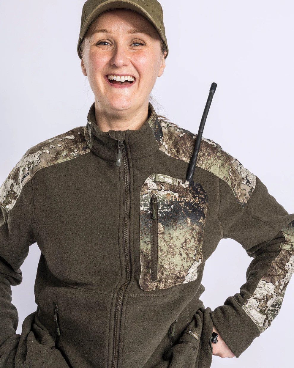 Pinewood Outdoorjacke PINEWOOD Smaland Jagd Camou Damen Fleecejacke