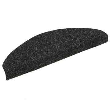 Stufenmatte Treppenmatten Selbstklebend 10 Stk Schwarz 65x21x4cm, vidaXL, Höhe: 4 mm