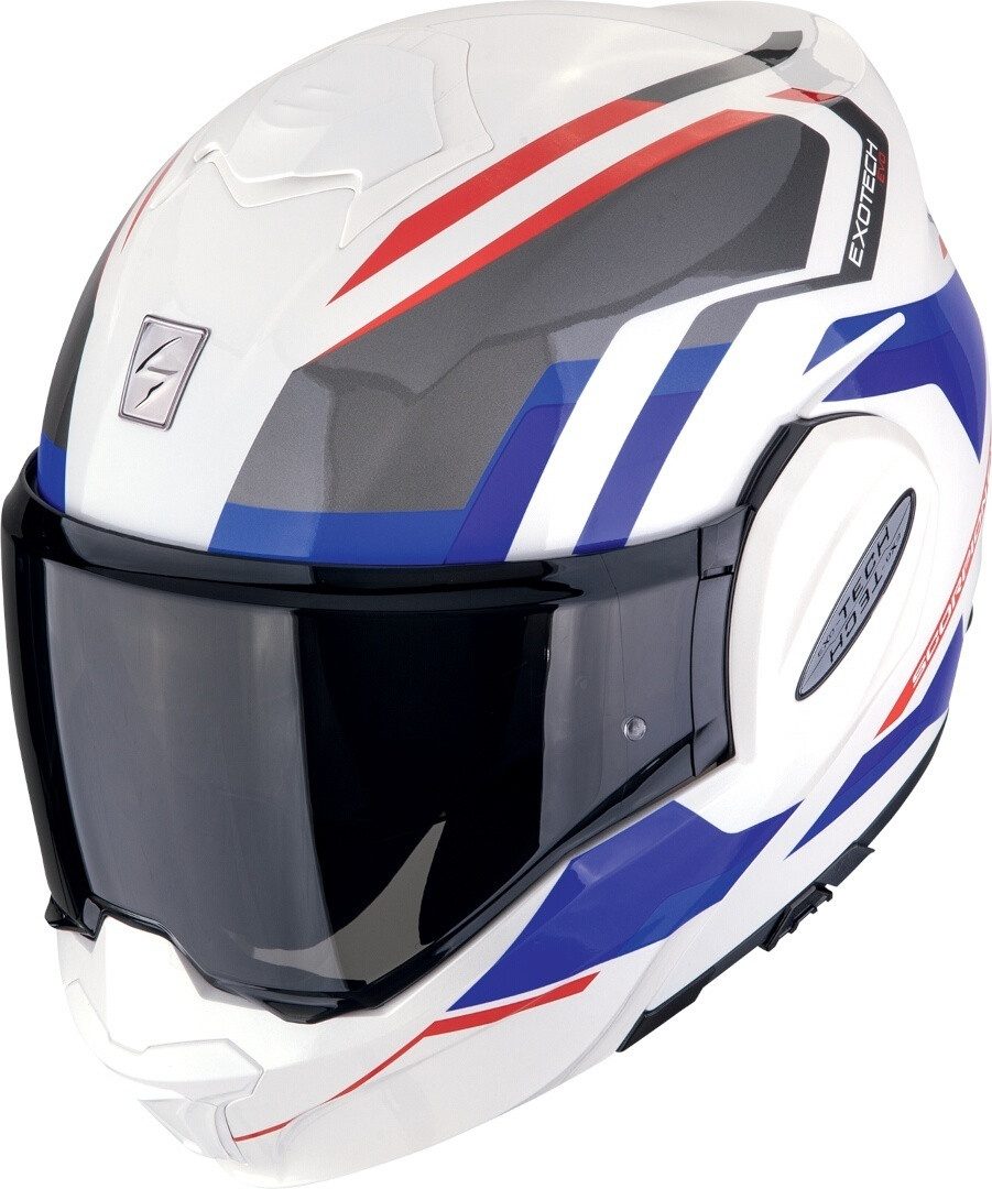Scorpion Exo Motorradhelm EXO Tech Evo Furio Helm, Integriertes Sonnenvisier