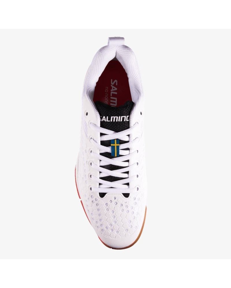 SALMING Hallen-Indoorschuhe Eagle weiss/rot Damen Squashschuh