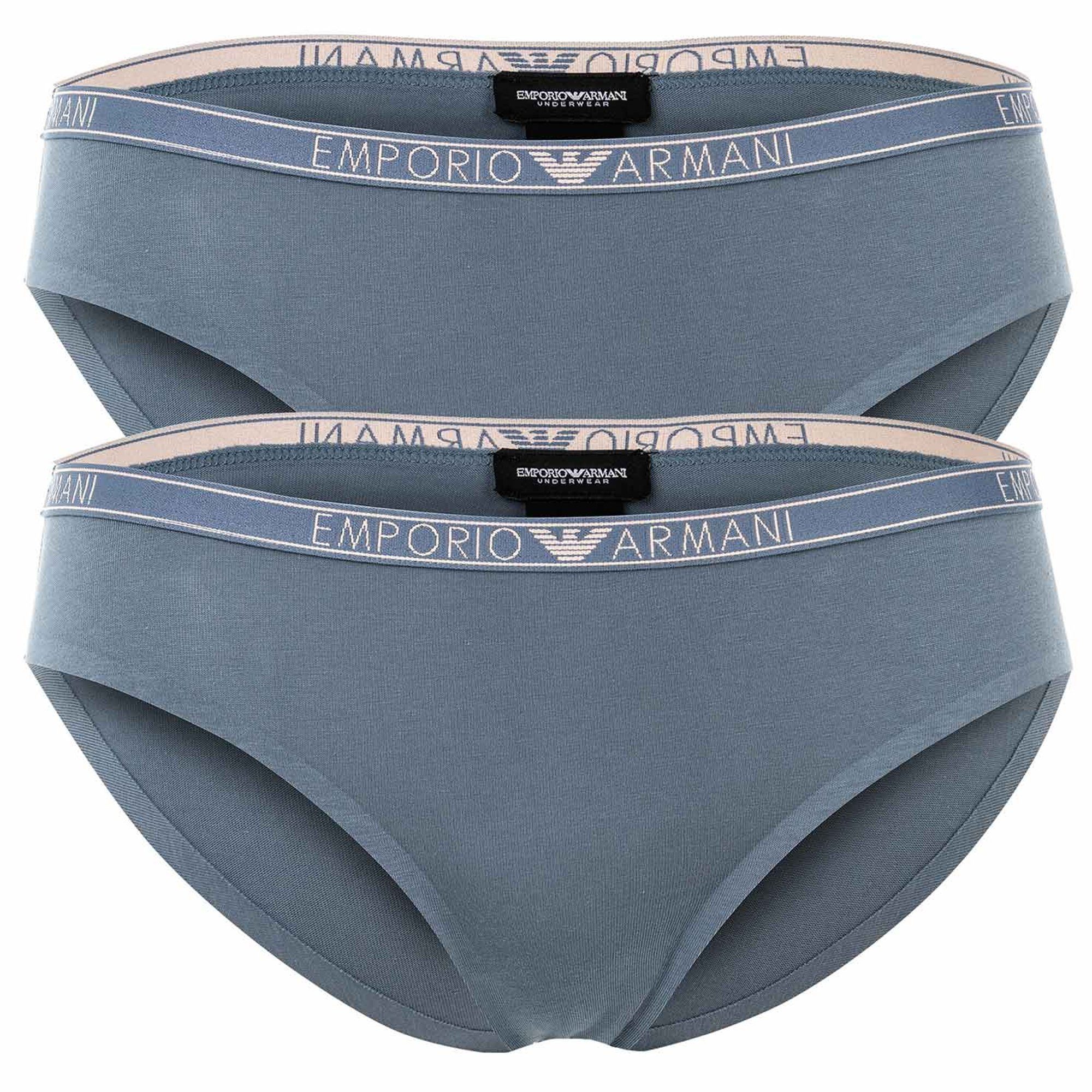 Slip Damen Slip 2er Pack Baumwolle Essential Studs Logo