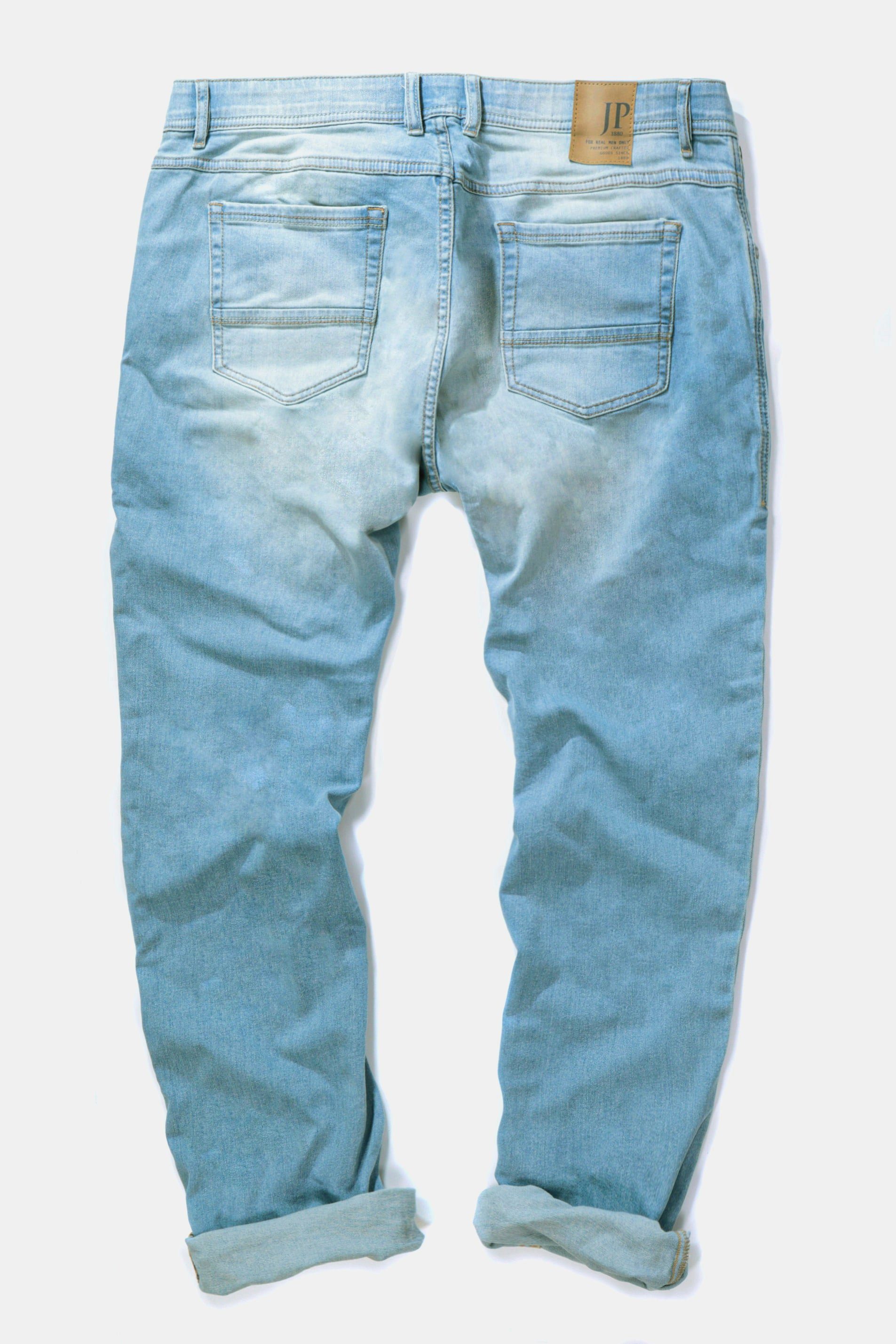 JP1880 Cargohose Jeans Denim bis Bauchfit 70/35 bleached Gr. denim
