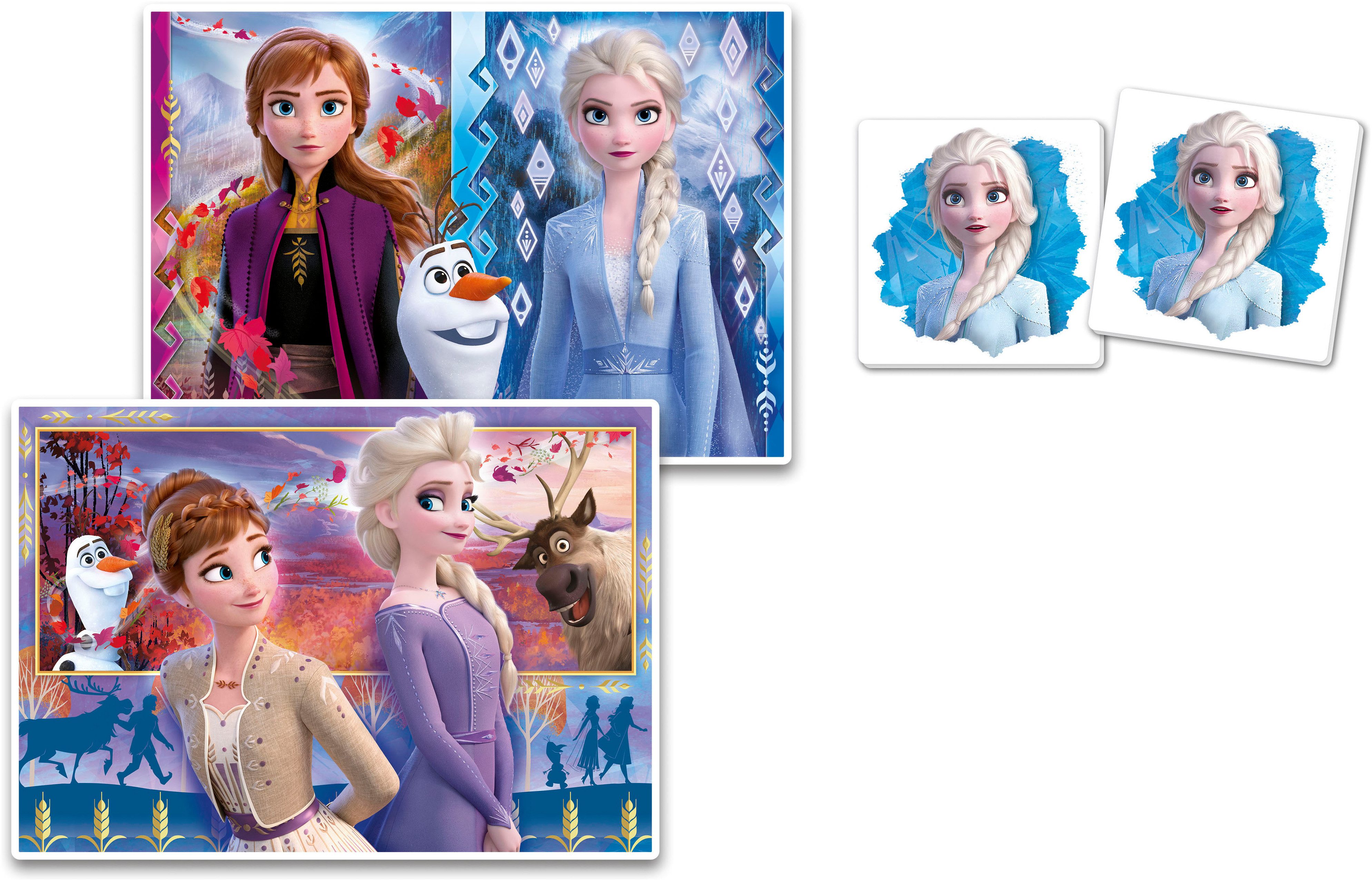 Clementoni® Puzzle Edukit, 4n1, Frozen 2, 78 Puzzleteile, Made in Europe günstig online kaufen