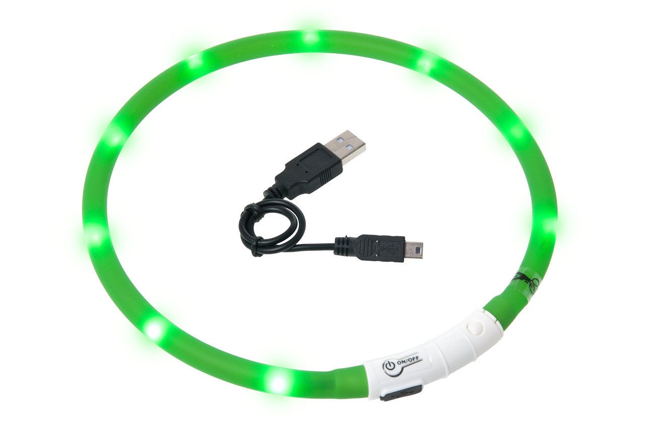 Leuchthalsband Visio Light LED Leuchthalsband 20 - 70 cm