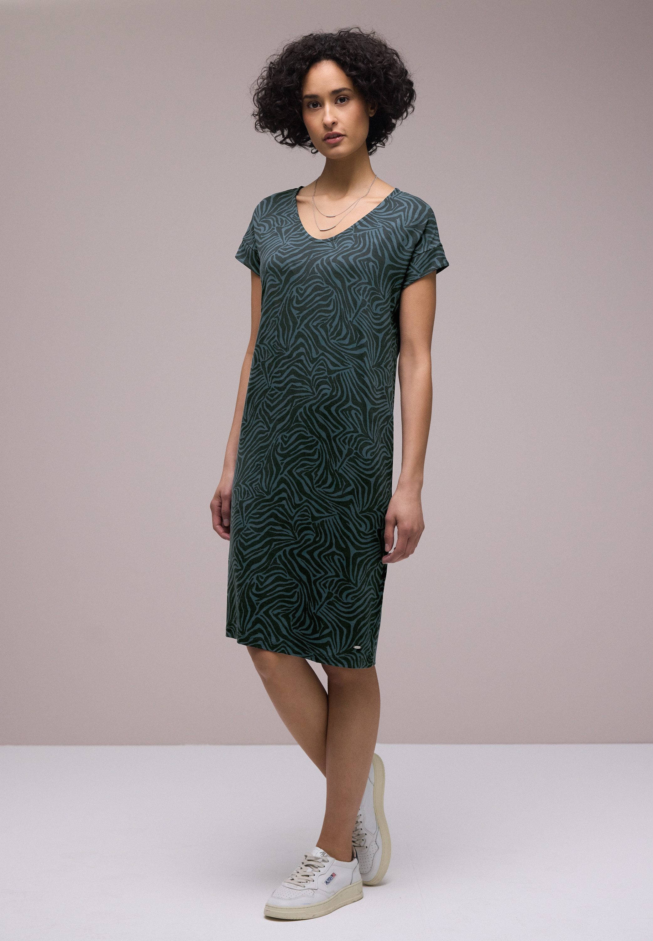 STREET ONE Midikleid aus Viskose