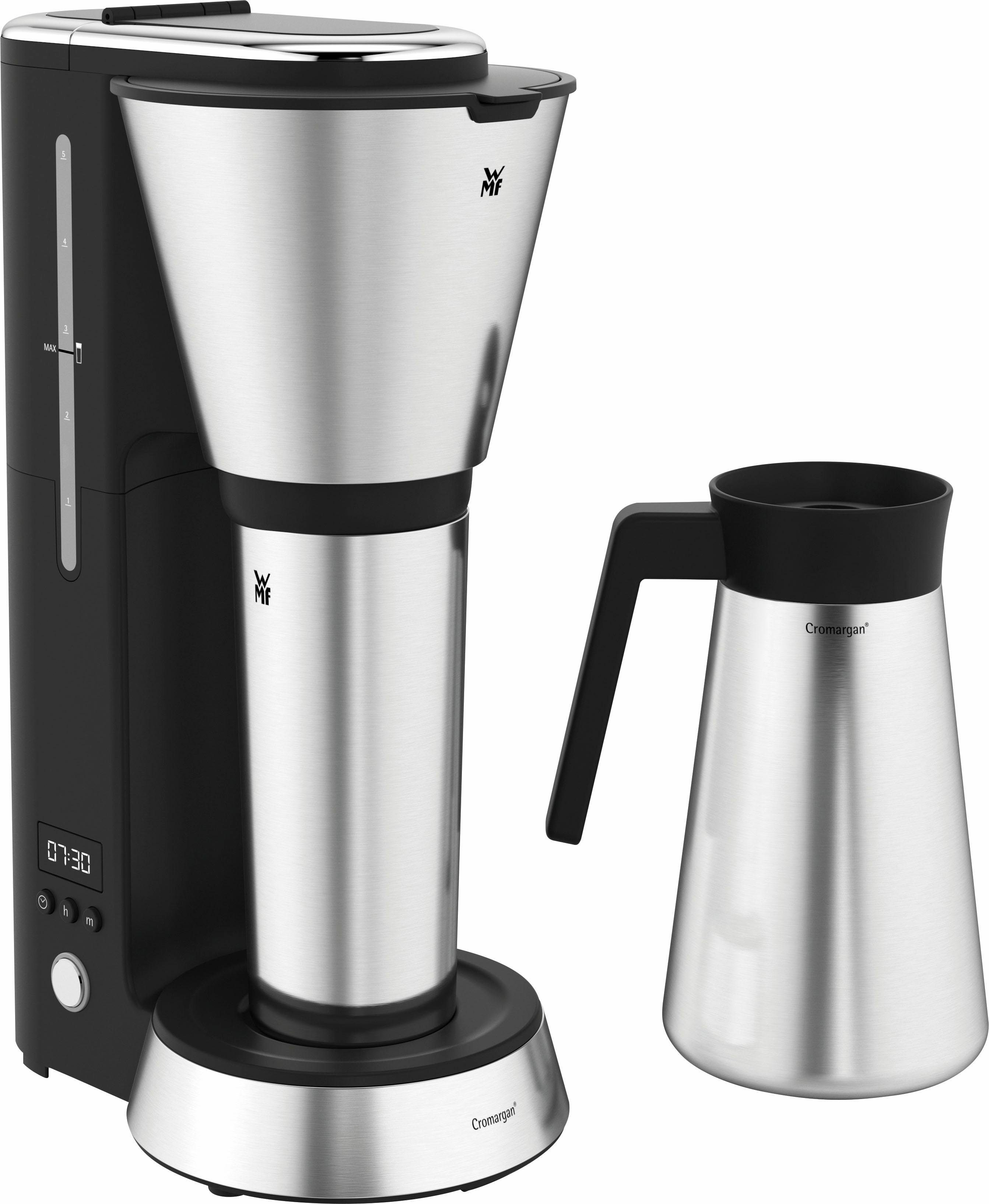 WMF Filterkaffeemaschine KÜCHENminis® Aroma Thermo to go, 0,65l Kaffeekanne, Papierfilter 1x2
