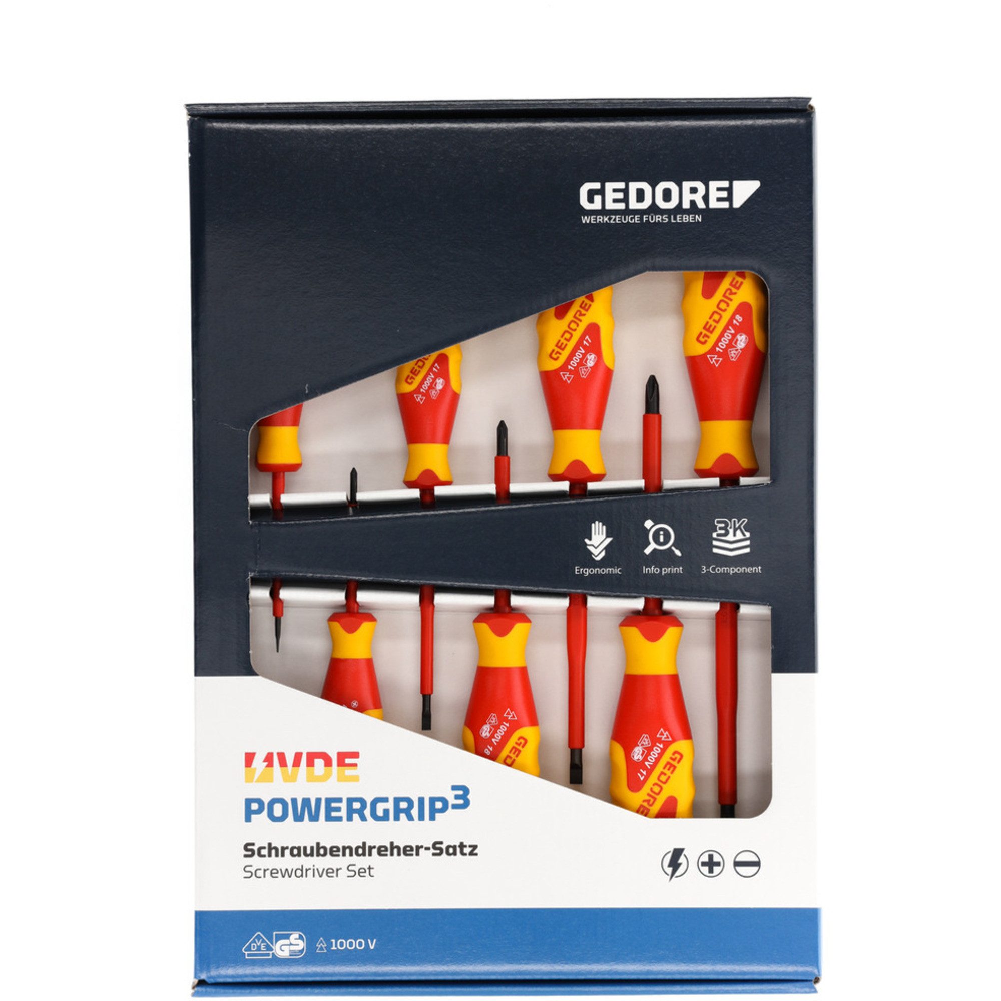 Thumbnail - Gedore Schraubendreher GEDORE VDE Schraubendreher-Satz, 7-teilig