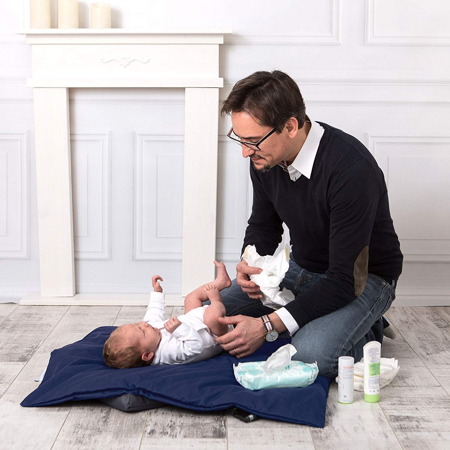 Krabbeldecke, dynamic24, Babydecke Pucksack Wickelunterlage günstig online kaufen