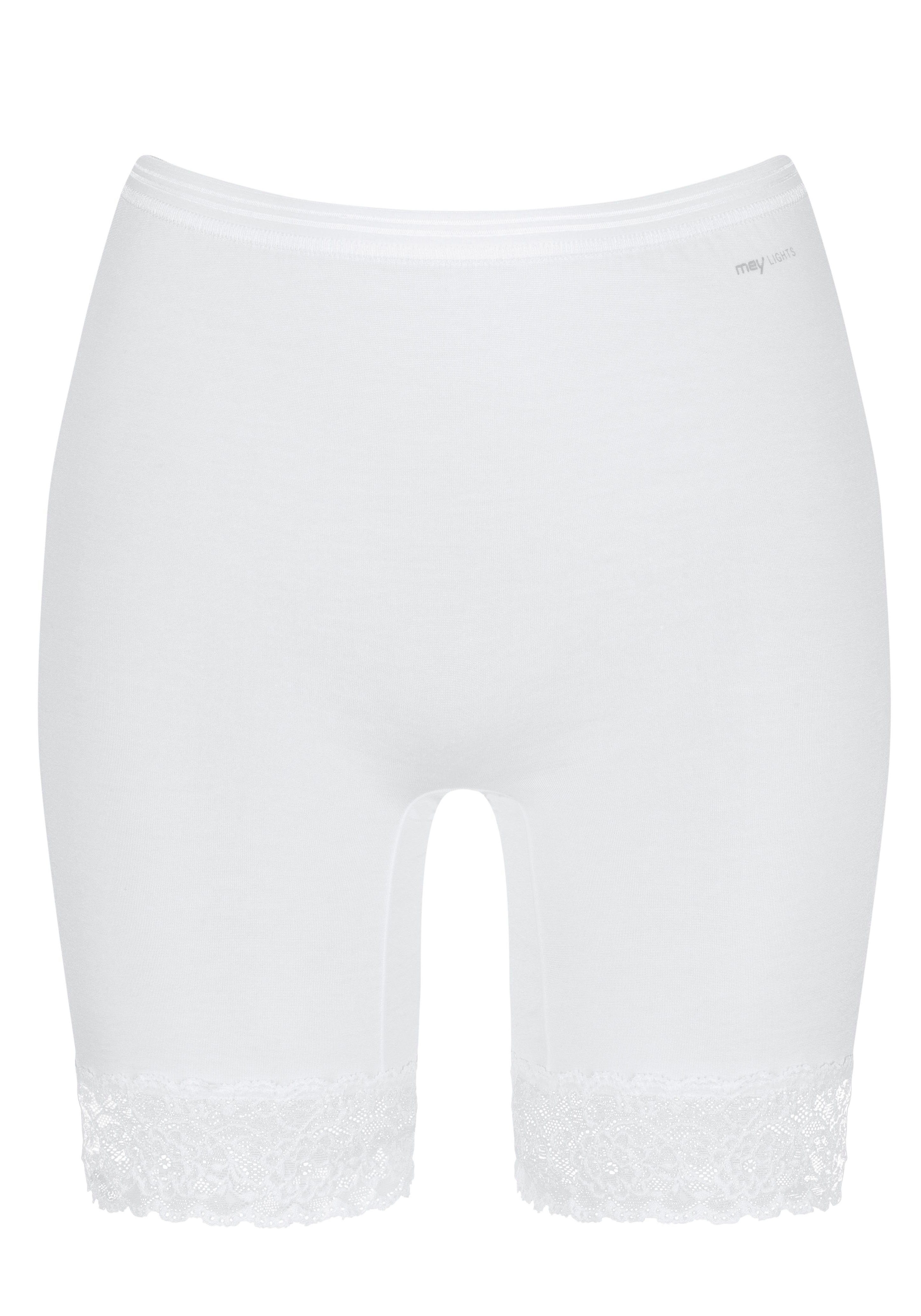 Mey Lange Unterhose Lights (2er Pack) mit Spitze, Taillensitz, flacher Bund, kein Einschneiden