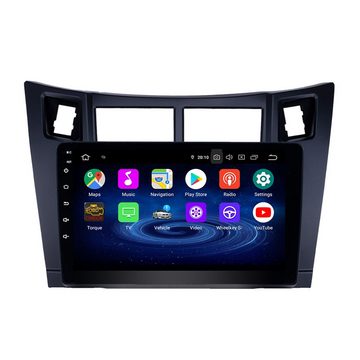 TAFFIO 9" Touch Android Autoradio GPS CarPlay für Toyota Yaris Vitz Platz Einbau-Navigationsgerät