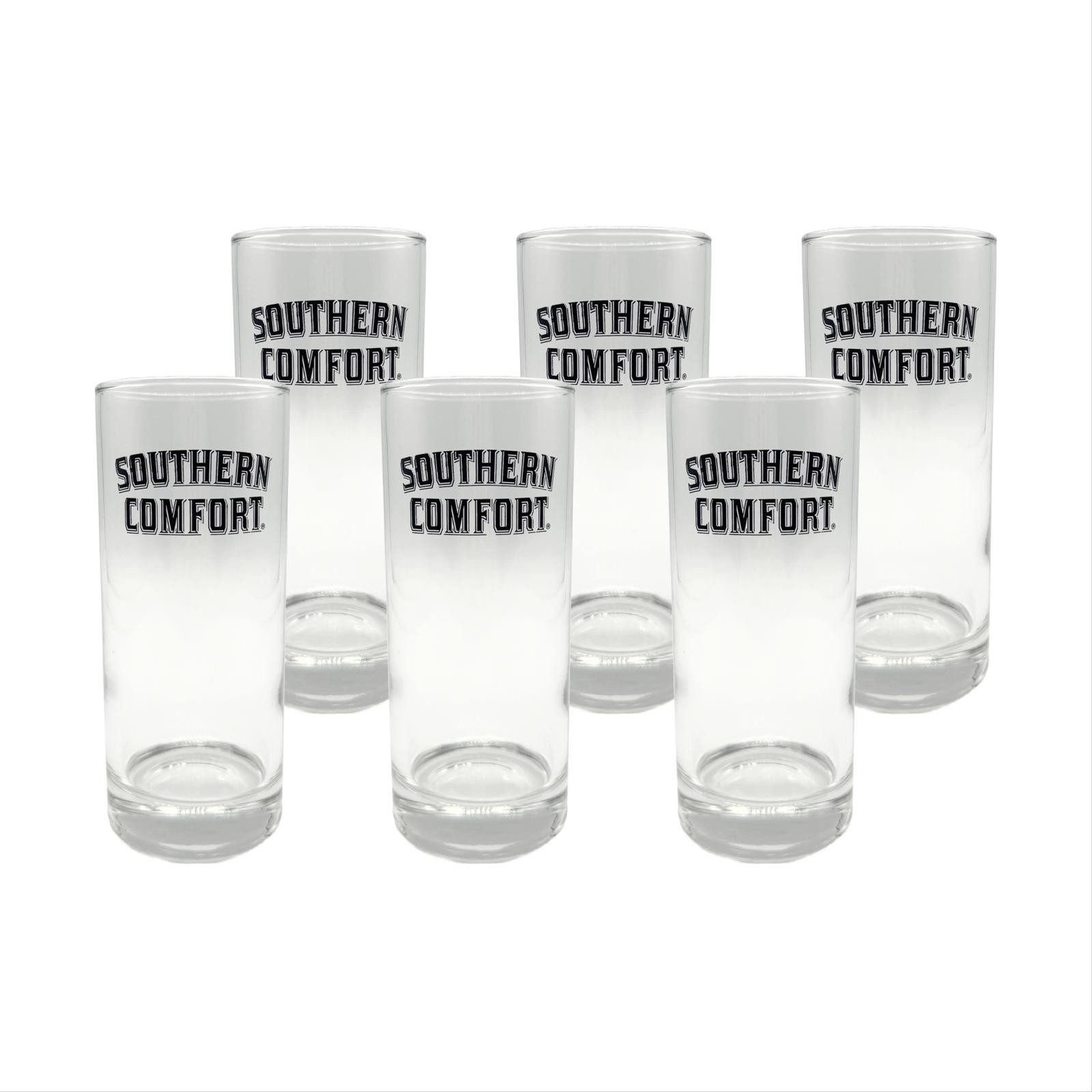 Gläser-Set Southern Comfort 6er-Set Longdrinkgläser nicht geeicht