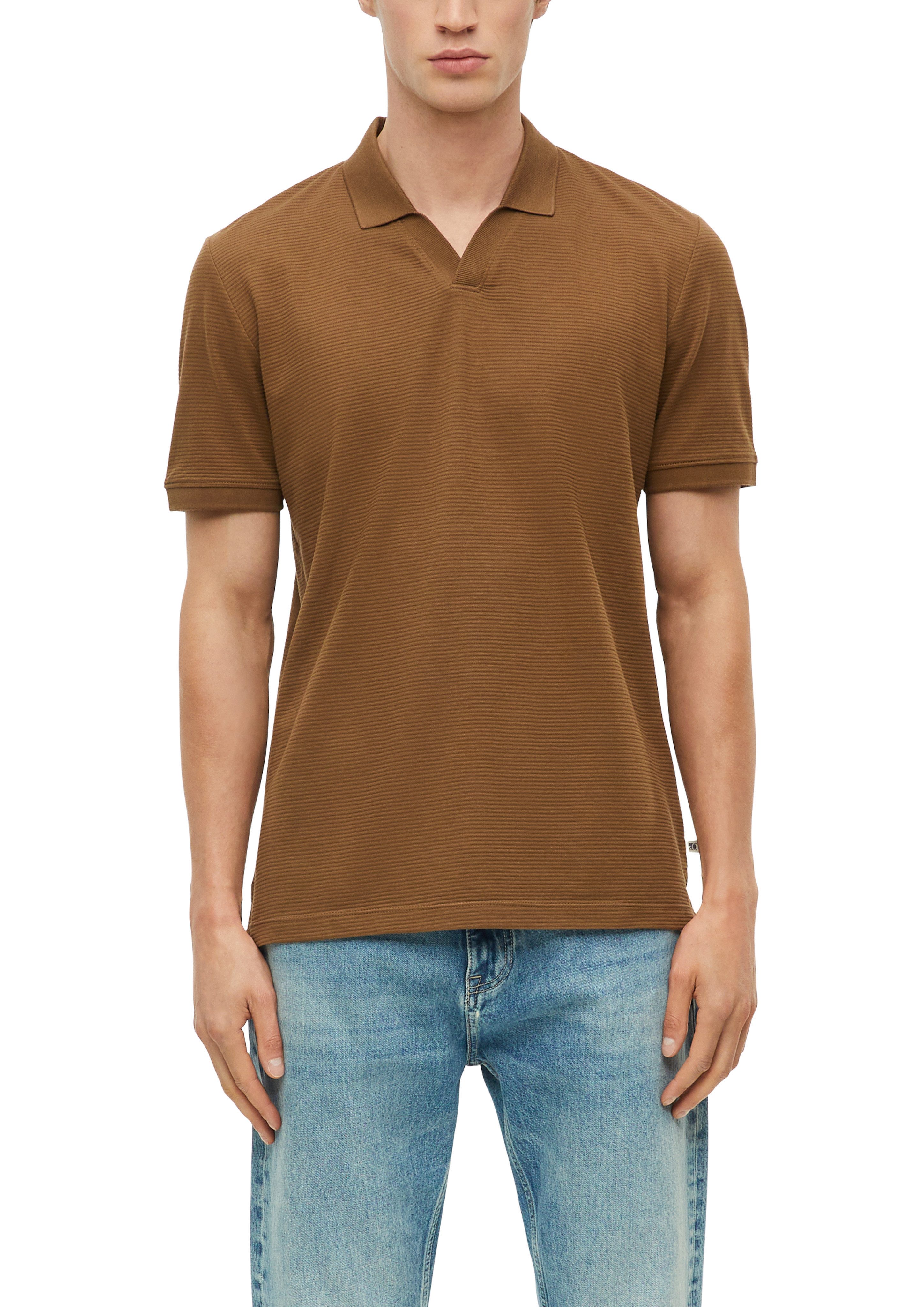 s.Oliver Poloshirt Sommer-Polo in Struktur-Optik