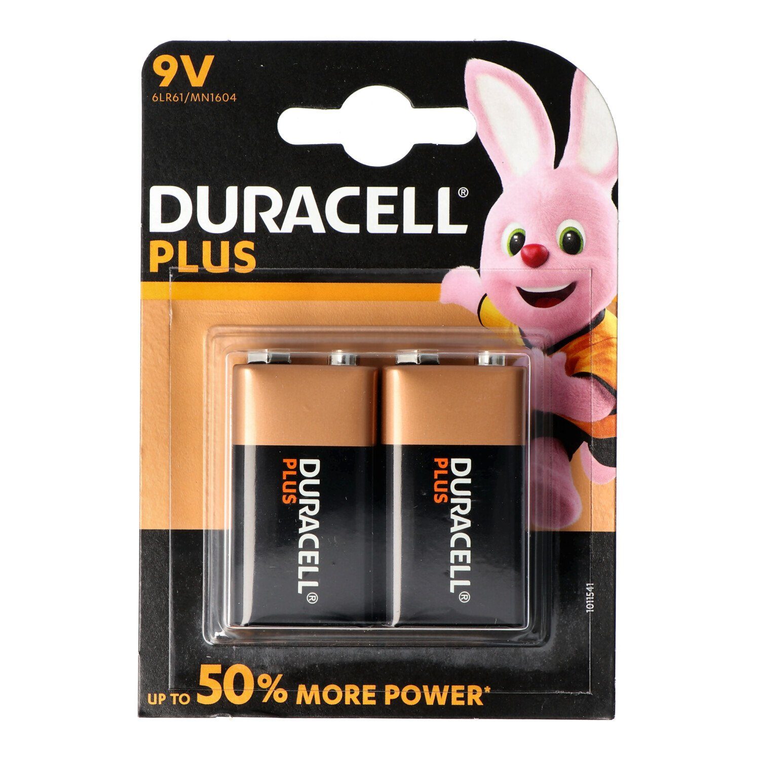 Duracell MN1604 Plus Power 9V Alkaline Batterie E-Block 6LR61 im 2er Batterie