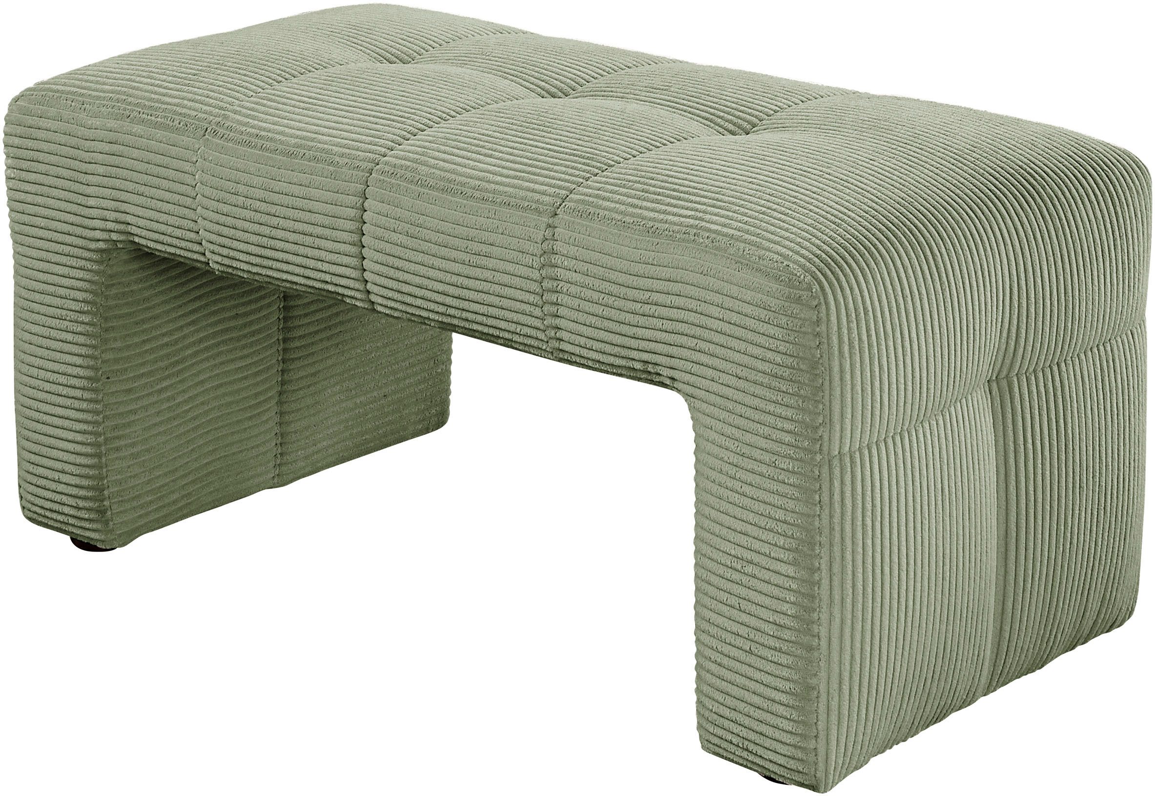 exxpo - sofa fashion Hockerbank Barista Hockerbank mit hoher Bodenfreiheit, Sitz gepolstert,Breite ca.100 cm