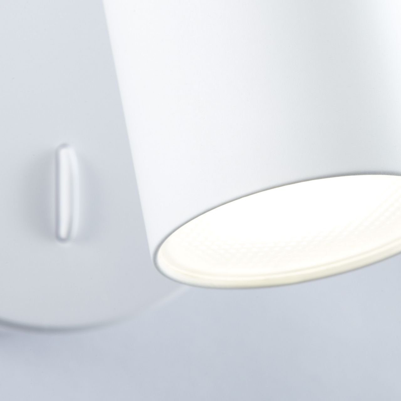 Brilliant Wandleuchte weiß matt Soeren, Wandspot LED Soeren Lampe (410lm LED 1x 4.5W integriert