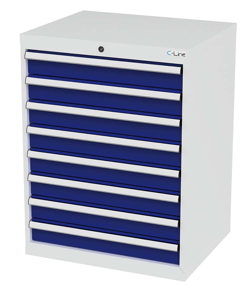 Simplaflex Werkzeugschrank Simplaflex Schubladenschrank, 8 Schubladen, BxTxH 700x575x920 mm