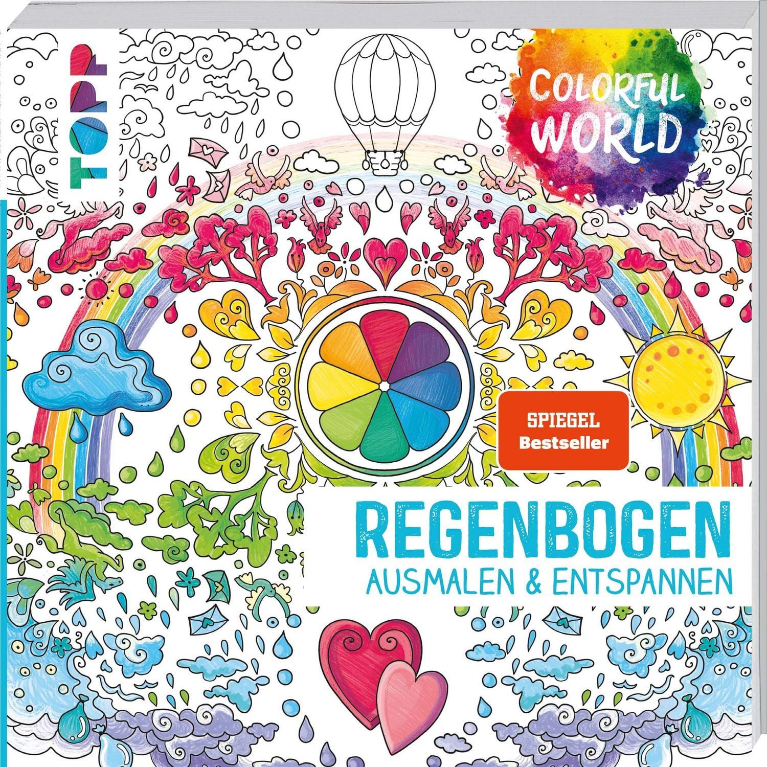 Colorful World - Regenbogen. / Ursula Schwab, Ausmalen & entspannen
