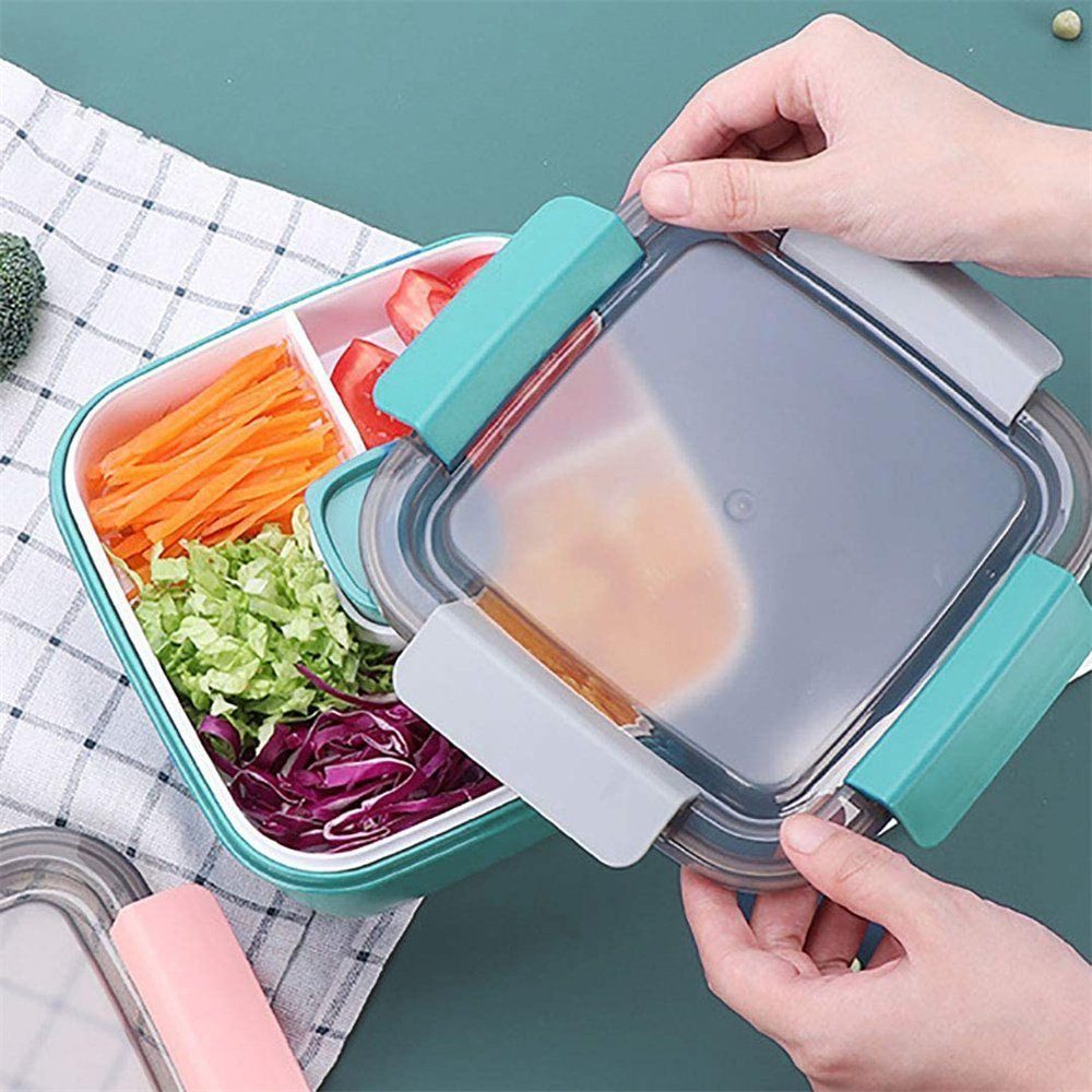 Housruse Lunchbox Lunchbox mit unterteilung fächern,Brotdose Erwachsene/ Kinder
