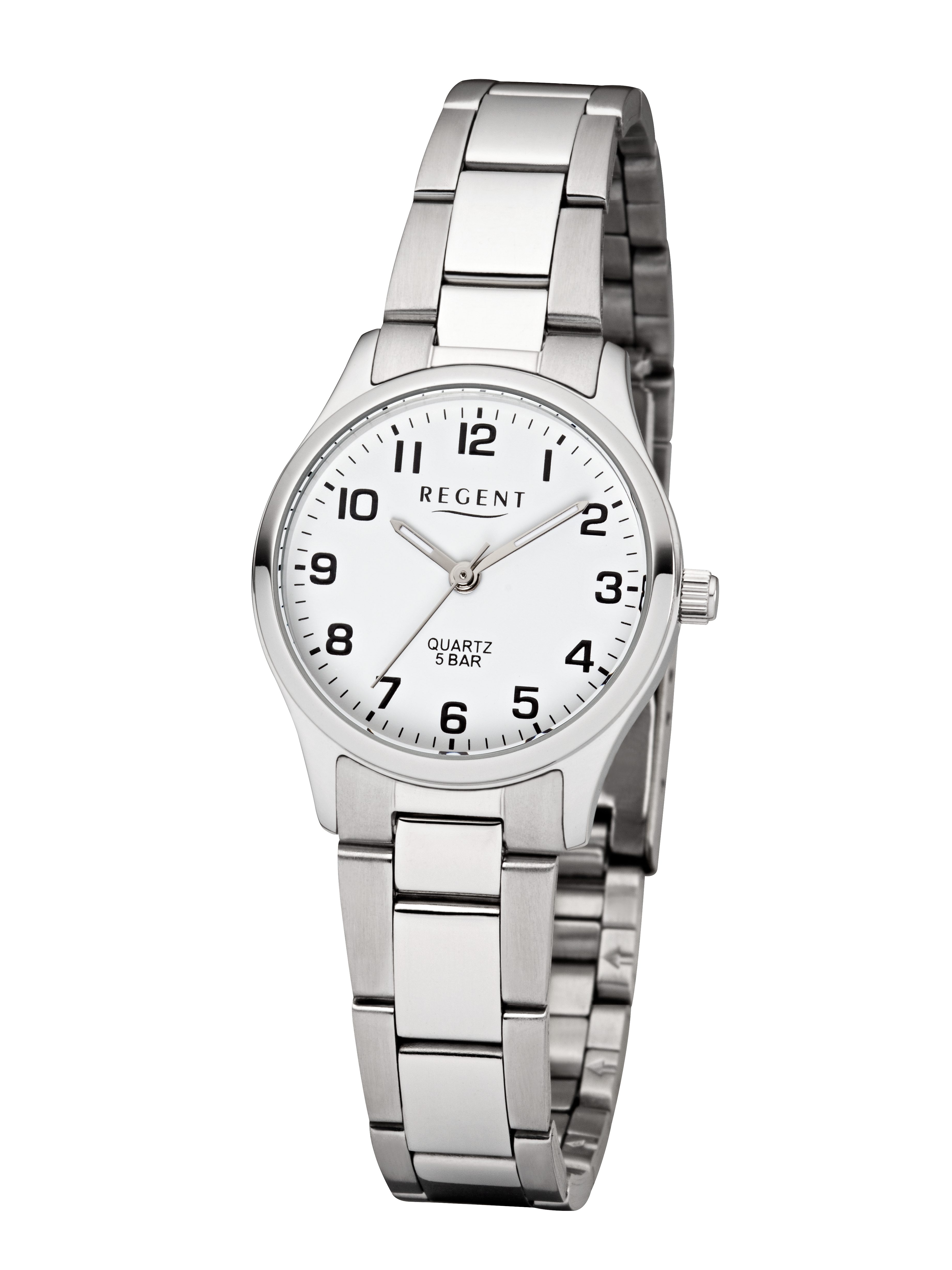 Regent Quarzuhr F-1327 - 3125.44.99, Armbanduhr, Damenuhr, Edelstahlarmband günstig online kaufen