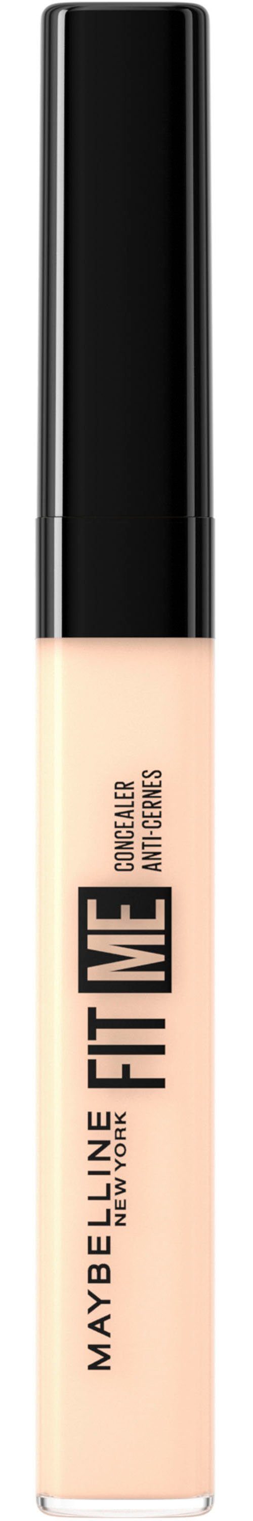 MAYBELLINE NEW YORK Concealer FIT ME! CONCEALER, mit hoher Deckkraft, hellt dunkle Stellen unter den Augen auf