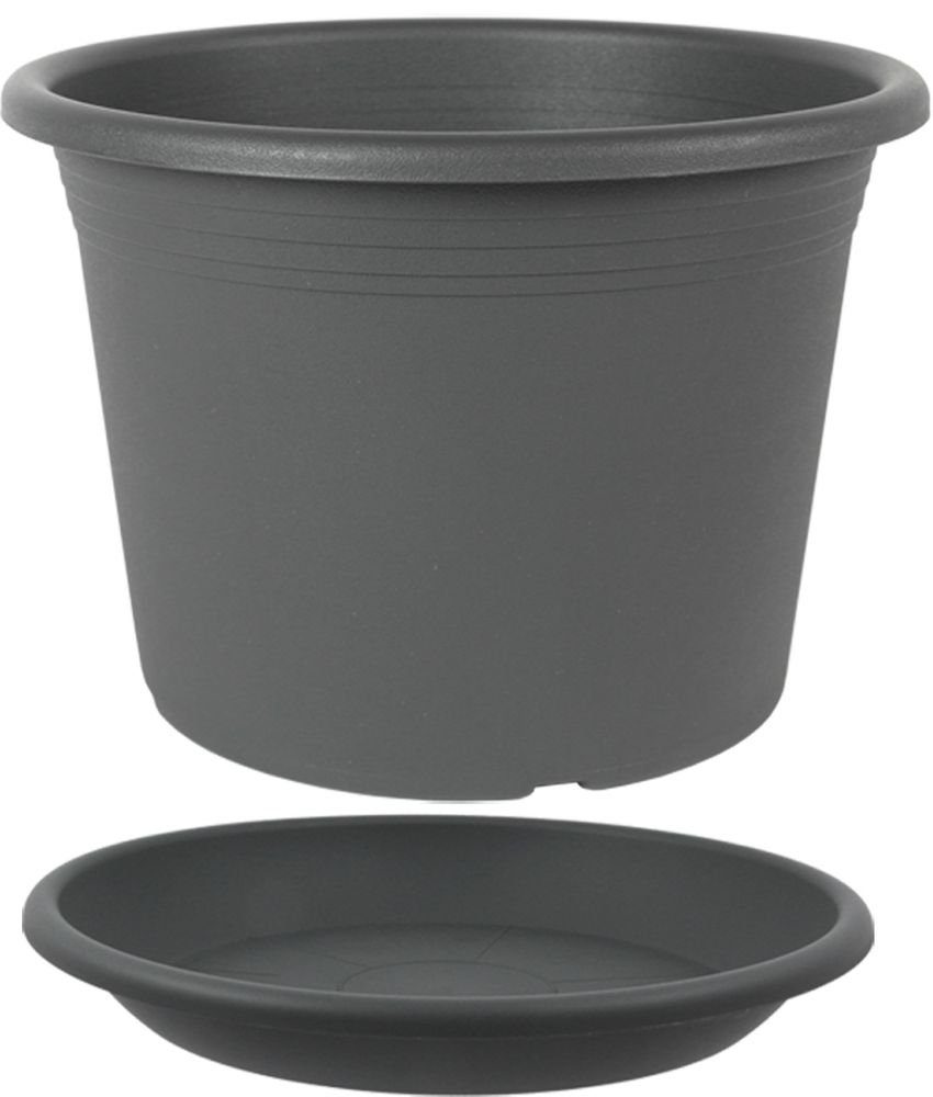 Heimwerkercenter Pflanzkübel MePla Blumentopf Cylindro ø15cm, Untersetzer ø günstig online kaufen