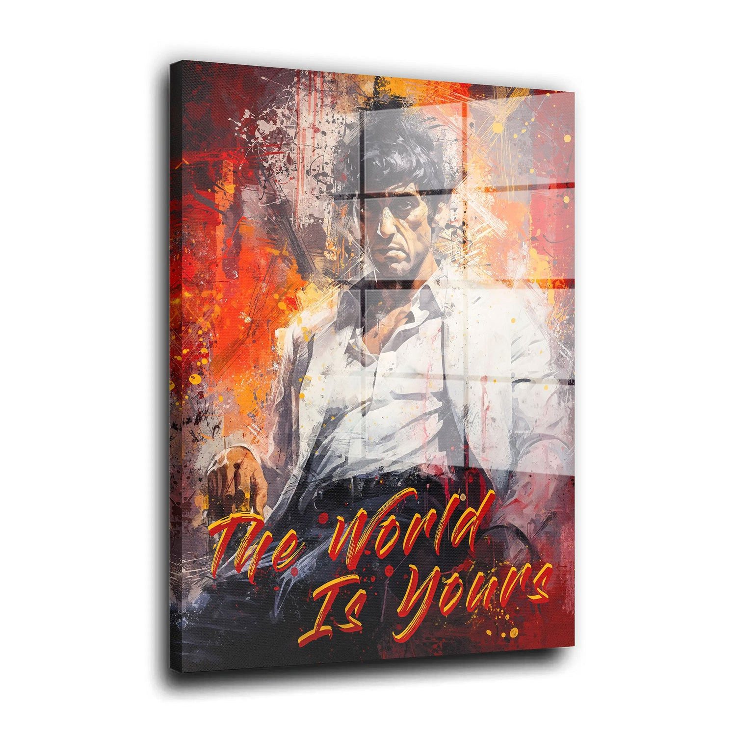 Acrylglasbild Scarface The World Acrylglas Wandbild Bild Wanddeko Wohnzimmer XL