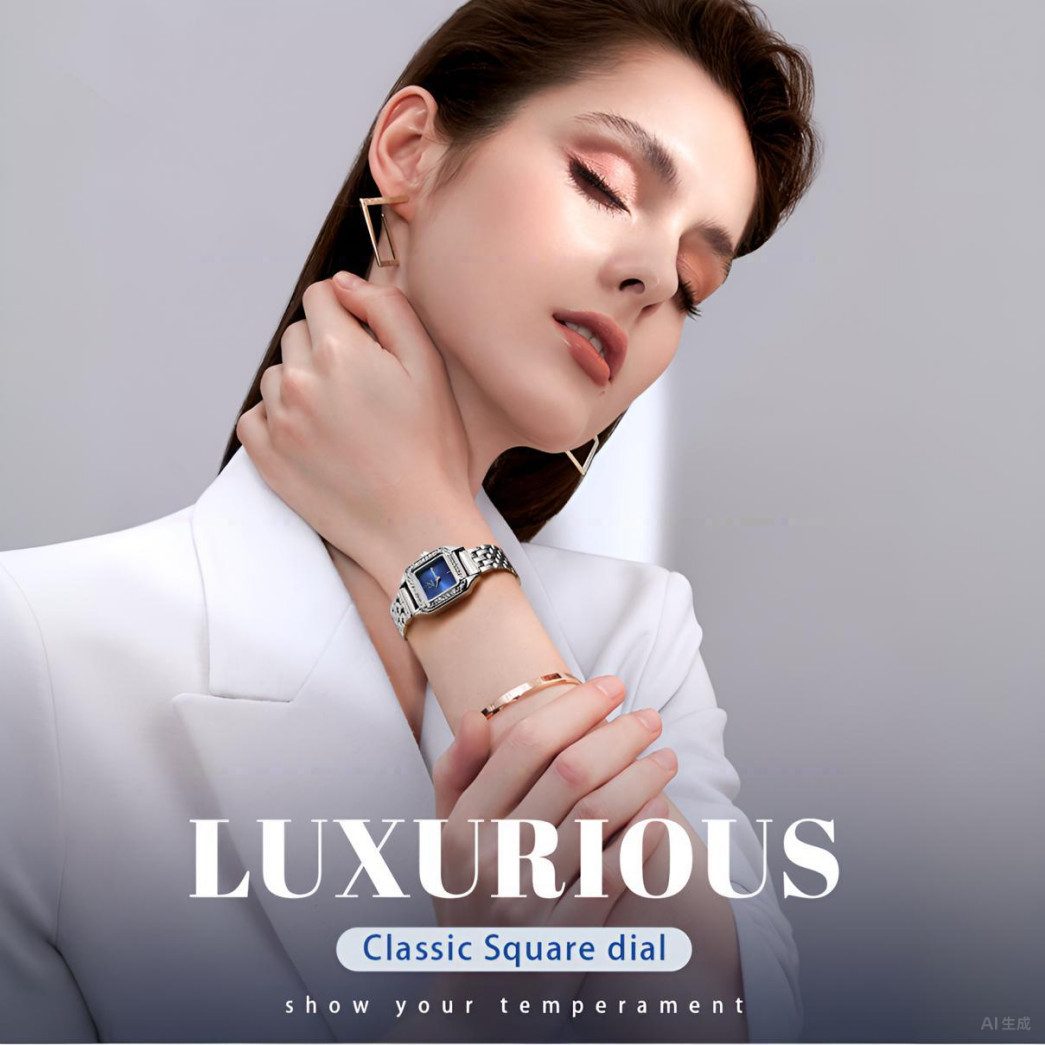 ibettertec Quarzuhr Quarzuhr, Armbanduhr Damenuhr, (Multifunktionsuhr Armbanduhr, Edelstahl Armbanduhr, Edelstahl Armbanduhr, Damen Uhr)