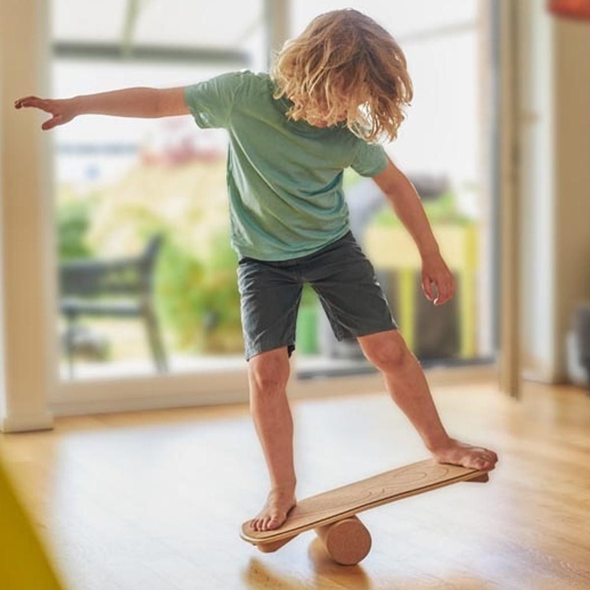 goki Balancetrainer Balance Board mit Kork Waikiki Beach, verschiedene Schwierigkeitsstufen möglich.