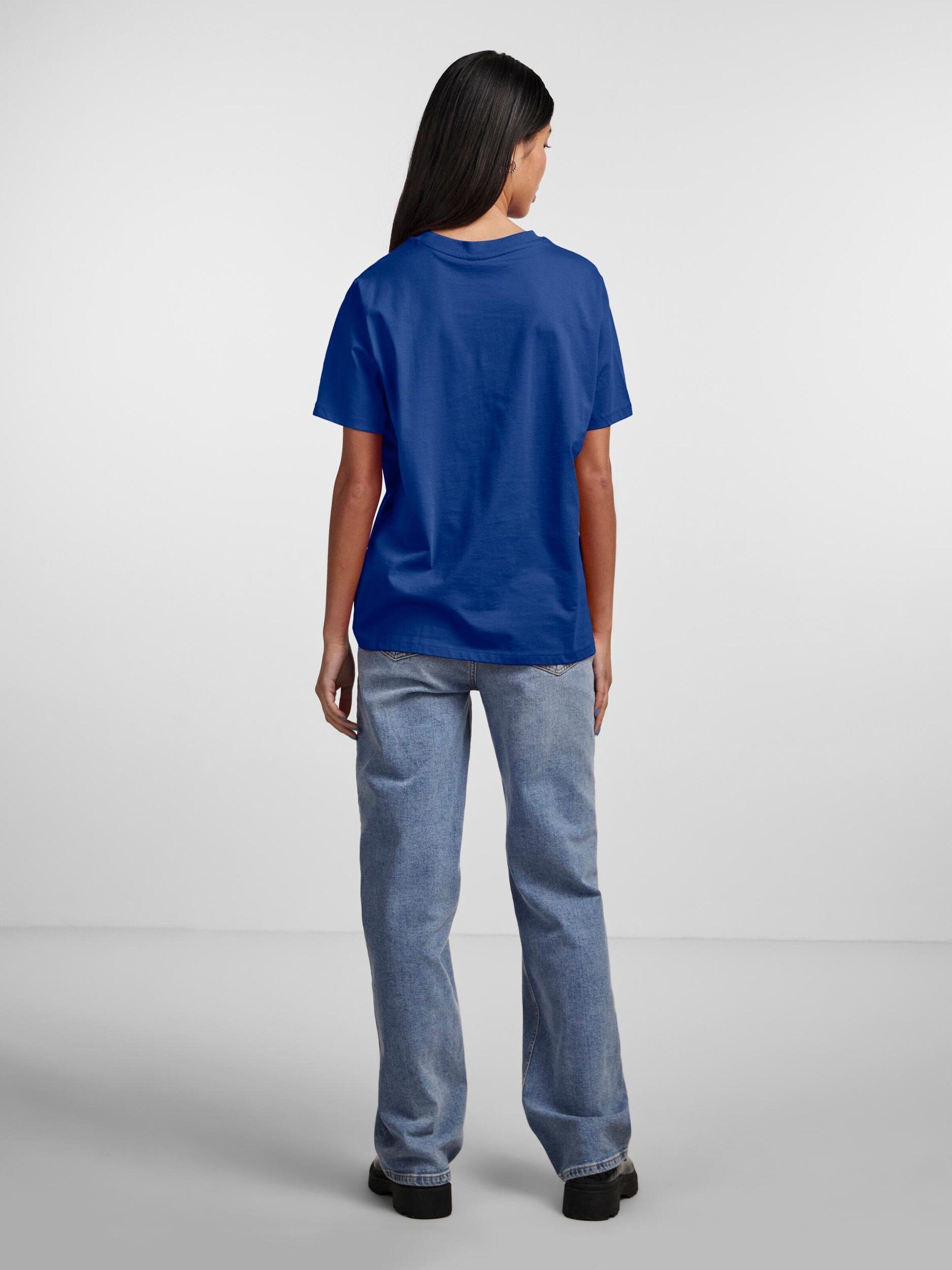 pieces T-Shirt RIA (1-tlg) Plain/ohne Details