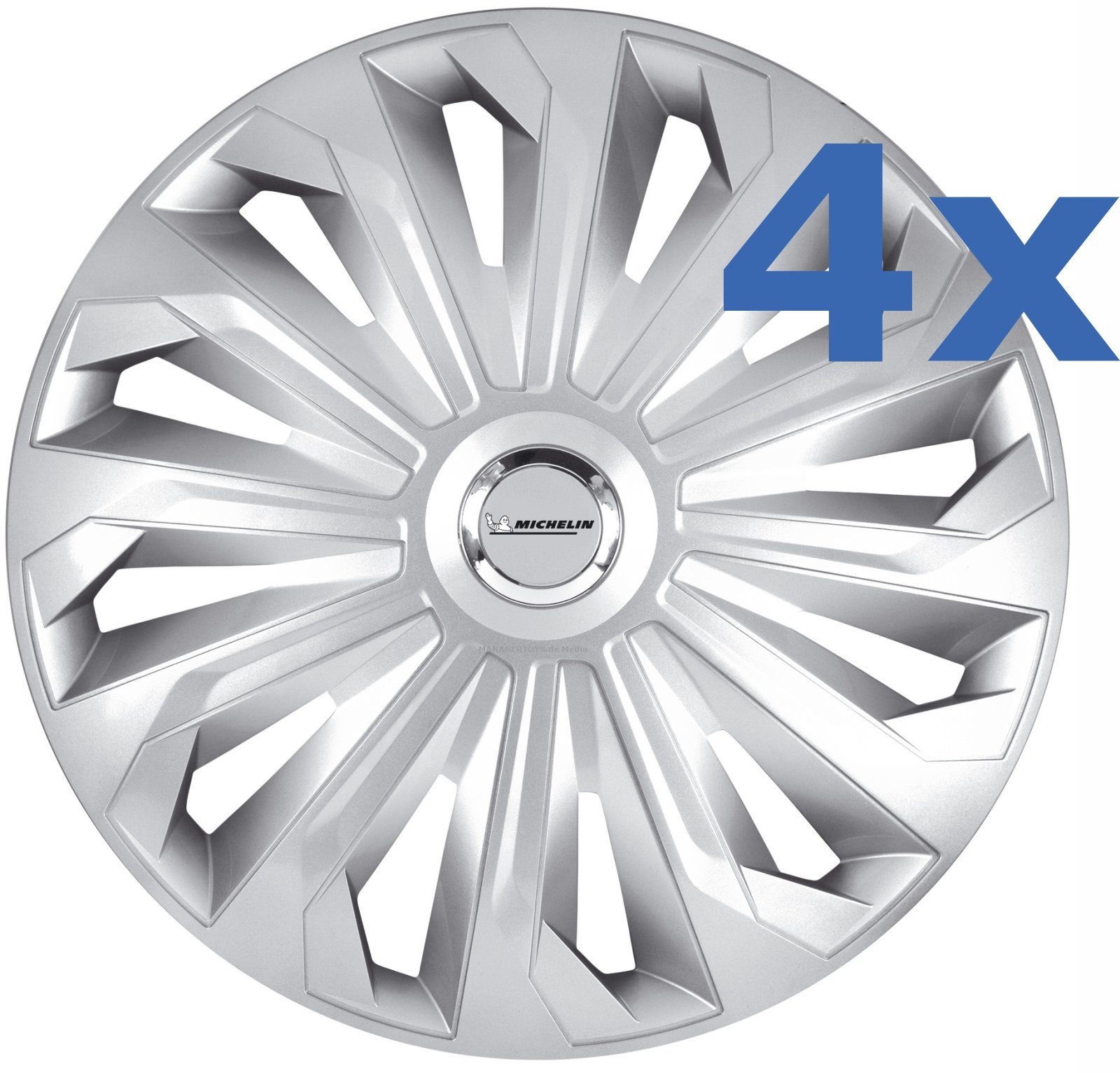 Michelin hubcap, four pieces, MONIQUE wheel cover, 14 inch wheel trim, 4-piece set, universal