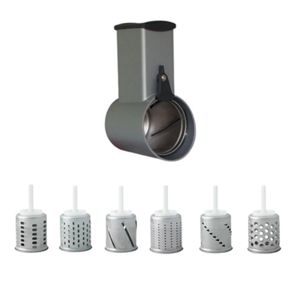 Messerschmidt Gemüseschneidaufsatz Messerschmidt Gemüseschneider Metall für KitchenAid + Zusatztrommeln