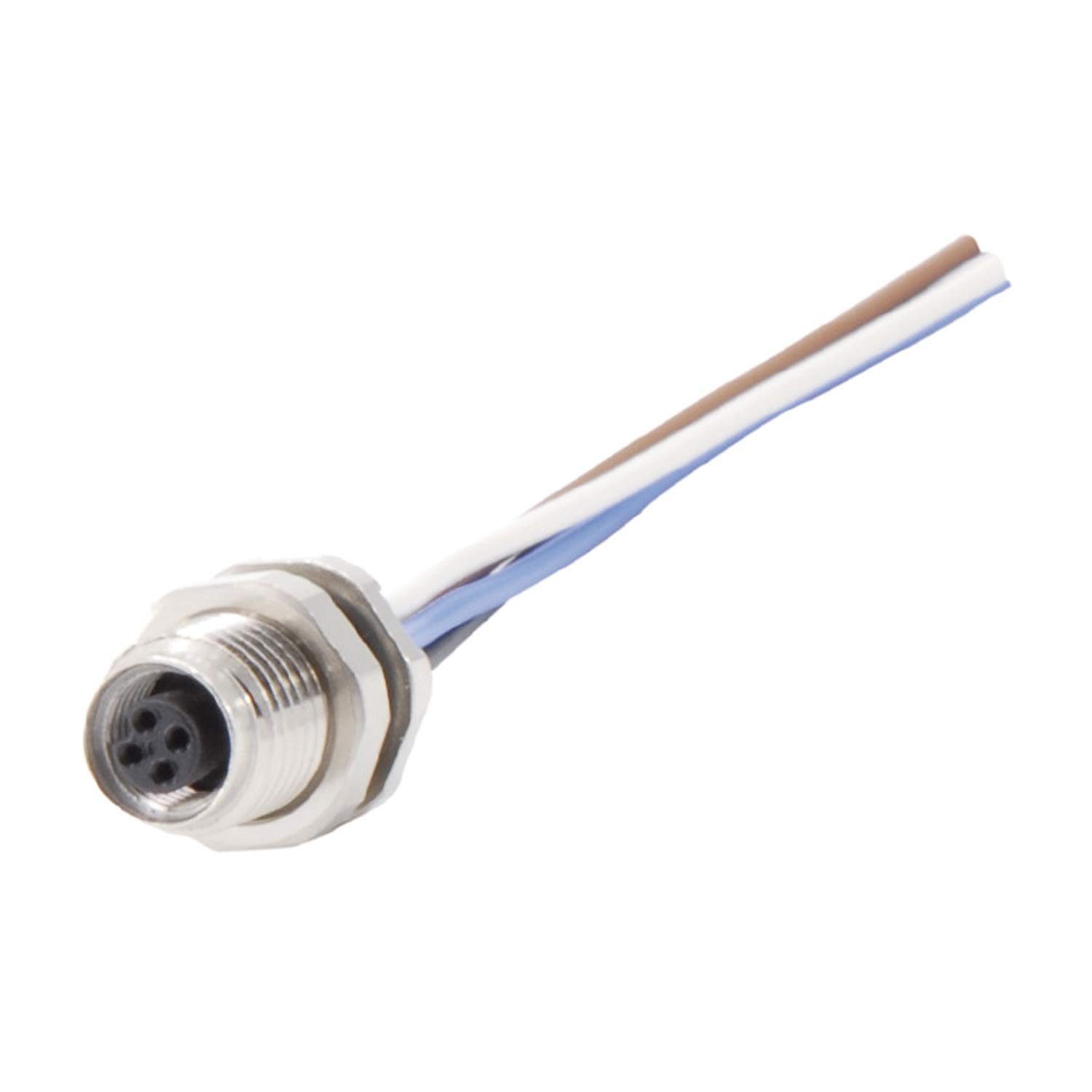 Binder Sensor Titel:M5 Gerätesteckverbinder gerade Buchse Polzahl 4-polig Hinterwan, (Sensor-/Aktor-Steckverbinder)