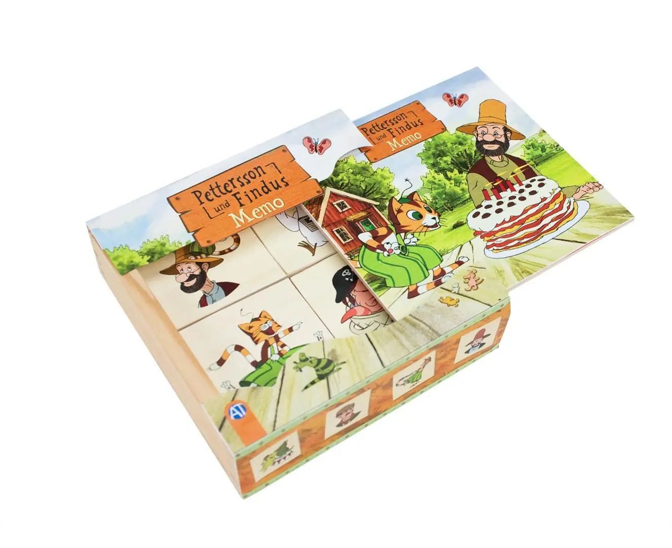 Spiel Holz-Memo "Pettersson und Findus"