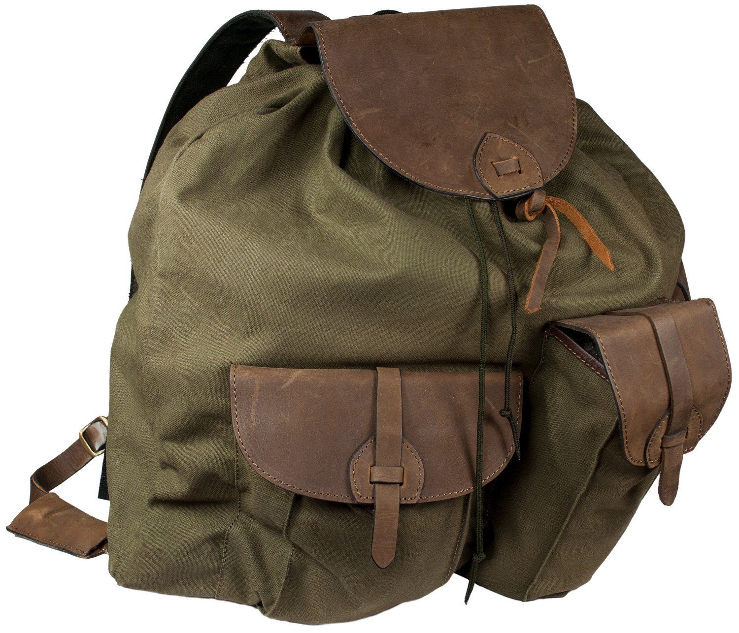 Hubertus® Hunting Trekkingrucksack Jagdrucksack "Canvas" oliv wasserabweisend für Jäger von Oefele Jagd