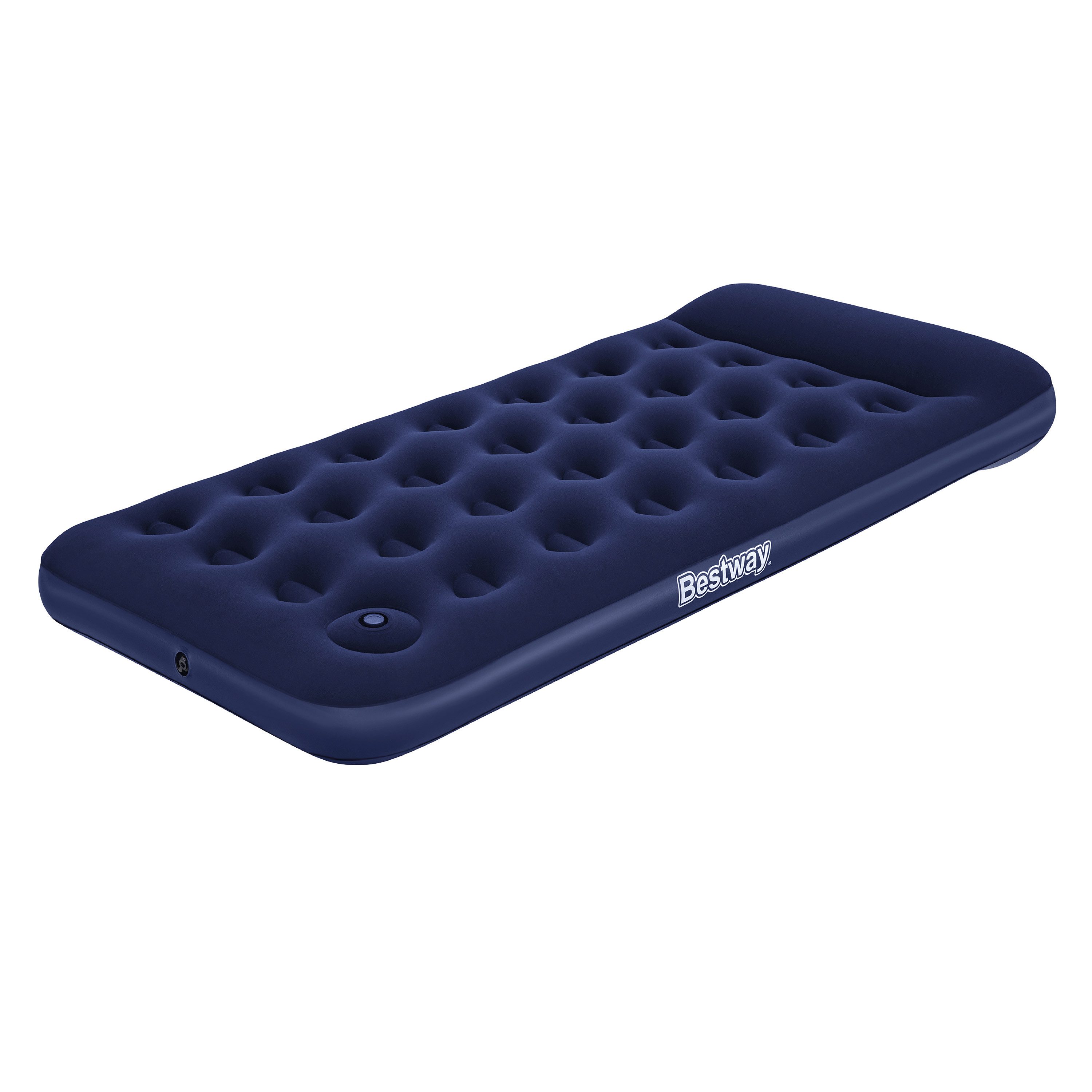 Bestway Luftbett 188 x 99 x 28 cm, (Packung, 1-tlg., Inkl. integrierter Fußpumpe), Ideal für den Innen und Außengebrauch