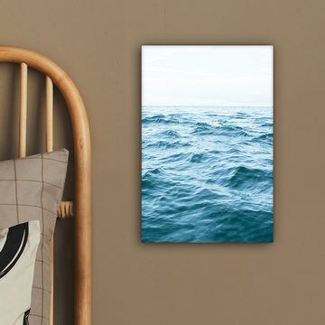OneMillionCanvasses® Leinwandbild Meer - Wasser - Natur - Ozean, (1 St), Leinwandbild fertig bespannt inkl. Zackenaufhänger, Gemälde, 20x30 cm