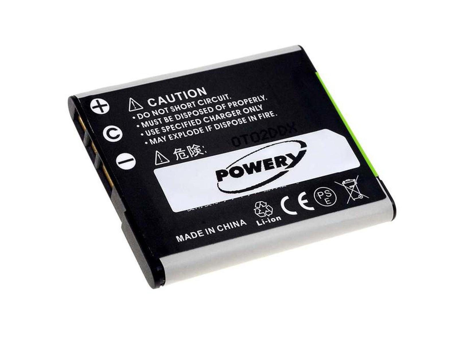 Powery Akku für Sony Typ NP-BN1 Kamera-Akku 600 mAh (3.6 V)