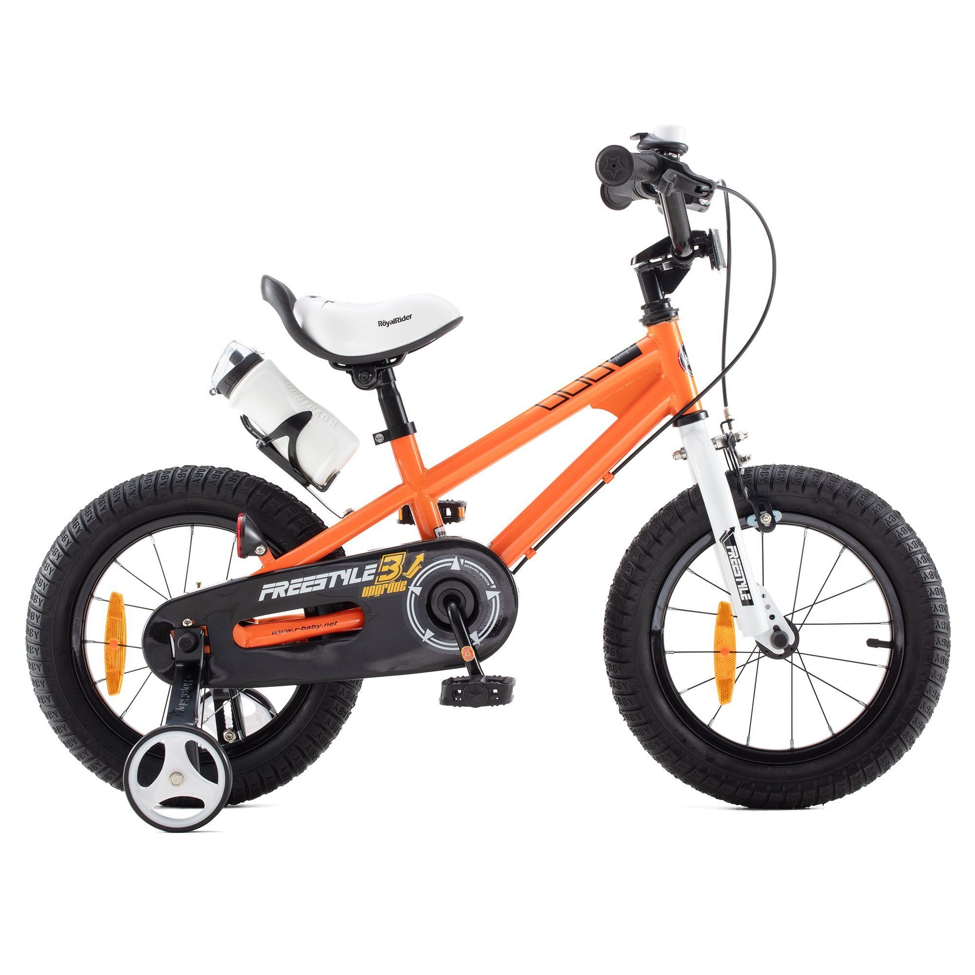 Dino BMX Fahrrad Kinderfahrrad Kinder Fahrrad 12 Zoll 18 cm Kleinkinder orange 