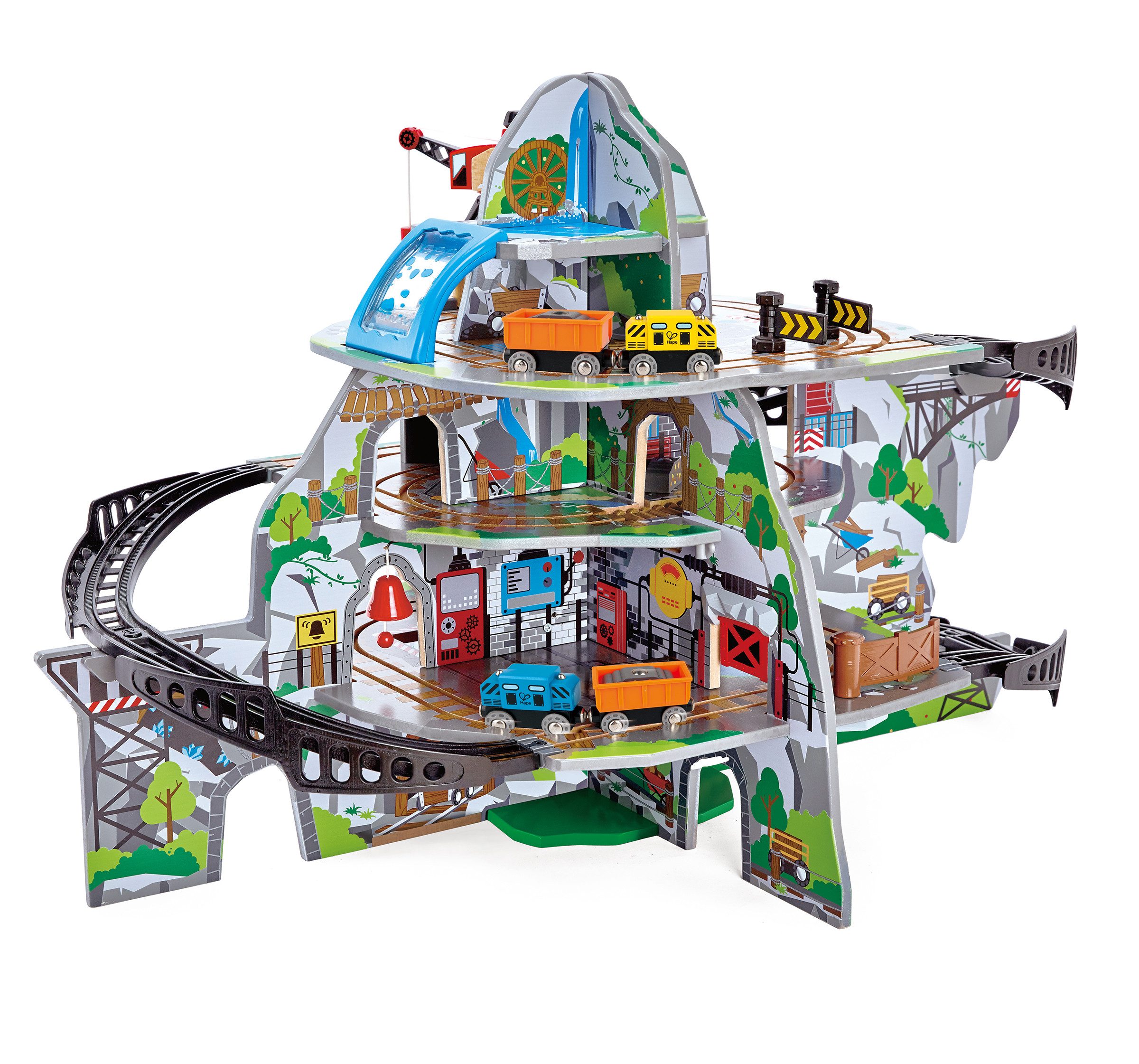 Hape Spielzeug-Eisenbahn Riesige Bergmine