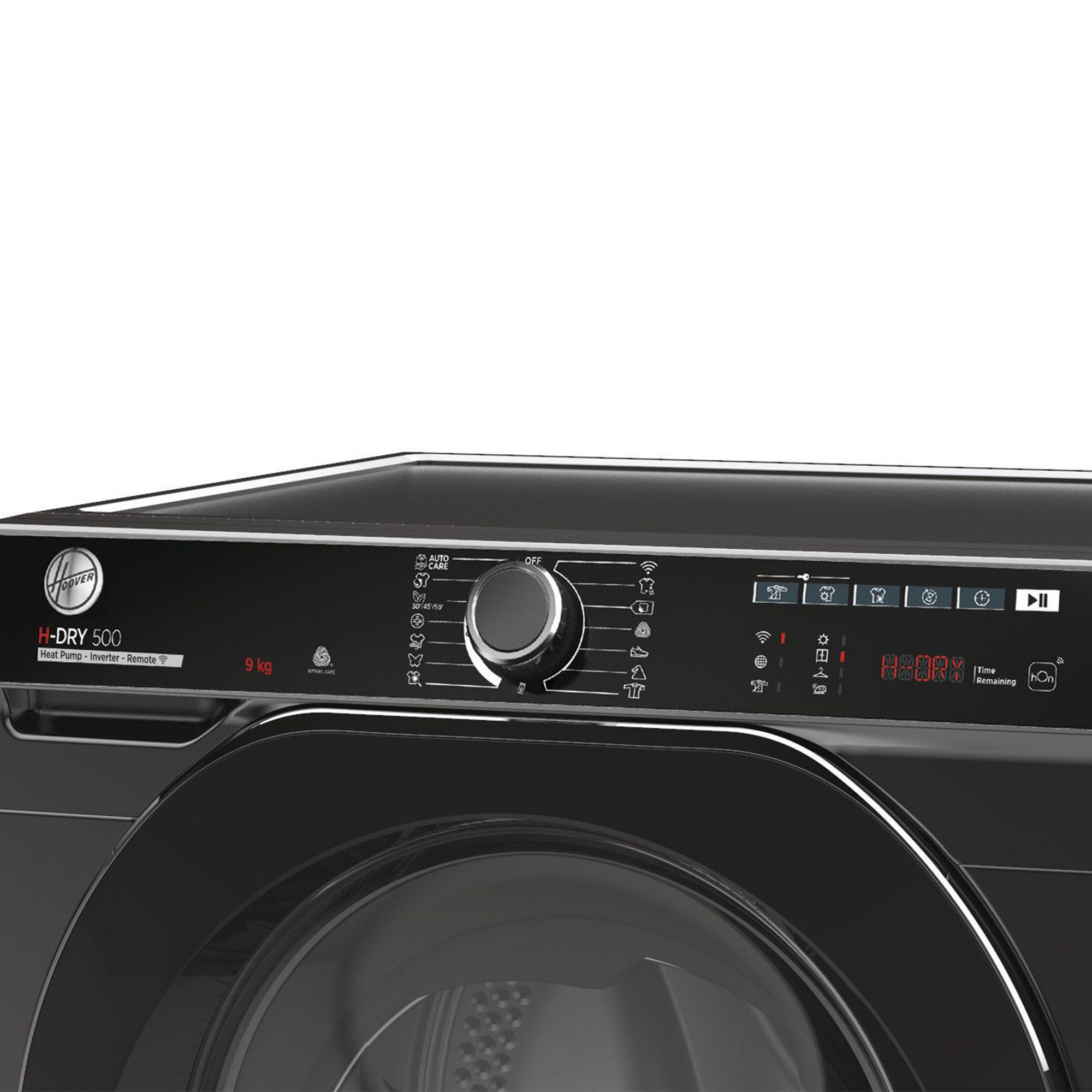 Hoover Wärmepumpentrockner H-DRY500 NDPEH9A3TCBERXSS, WiFi + Bluetooth, AquaVision-System, Schuhgestell – Bild 4 von 5