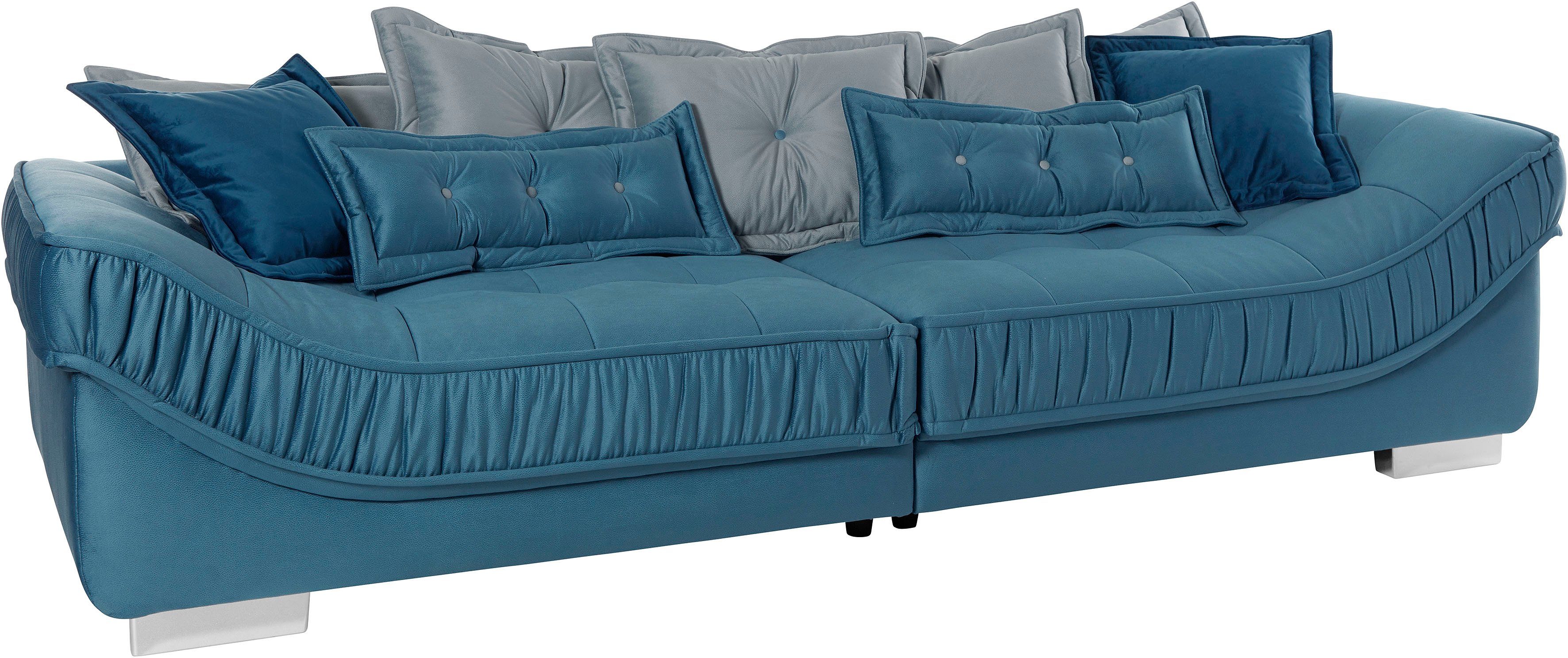 Leonique Big-Sofa »Diwan«, Breite 300 cm, lose Zier- und Rückenkissen