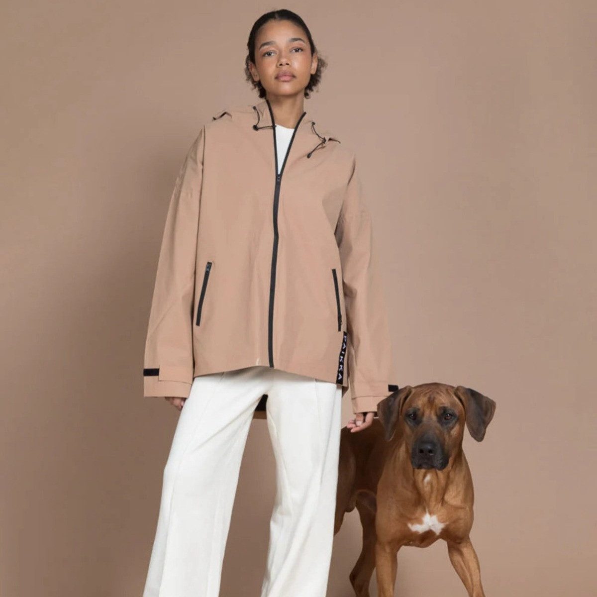 PAIKKA Regenjacke Regenmantel für Zweibeiner reflektierend Unisex "Human Visibility Rai