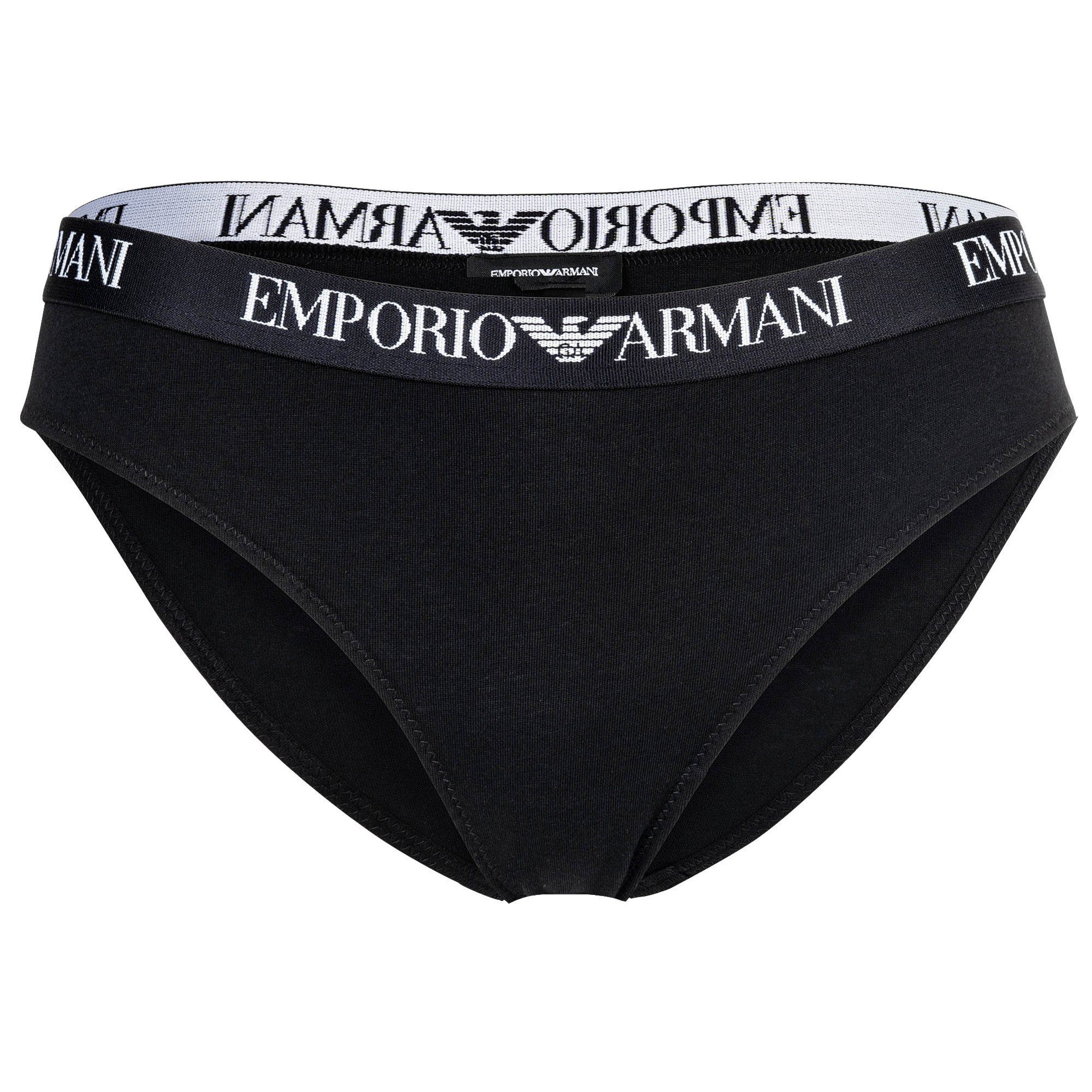 Emporio Armani Slip Damen Slip 2er Pack Baumwolle ESSENTIAL COTTON (Packung, 2er Pack)