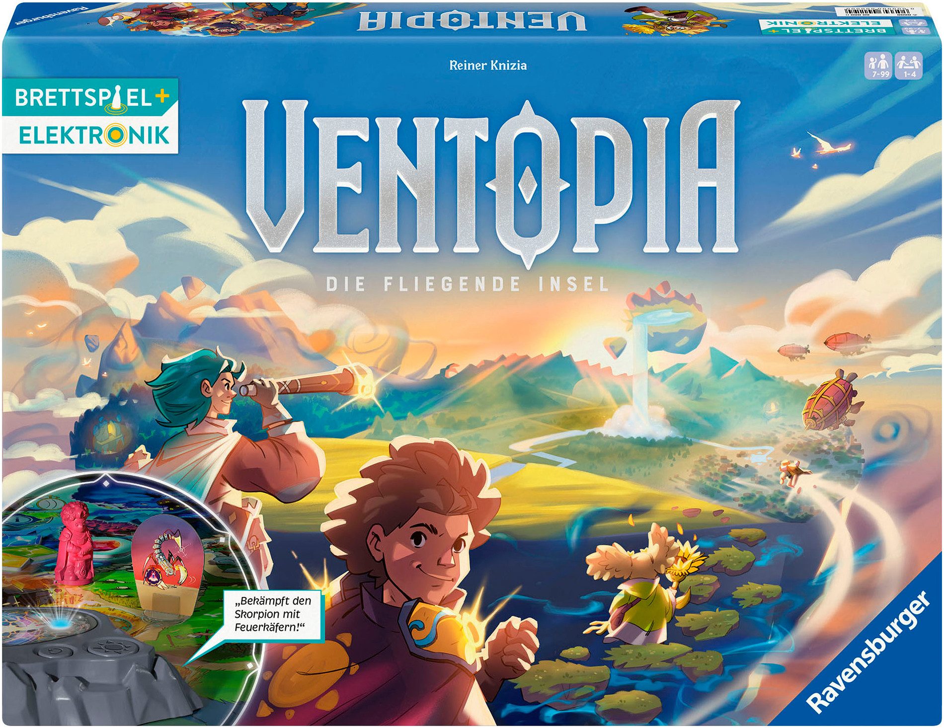 Ravensburger Spiel Ventopia, Gesellschaftsspiel, Made in Europe