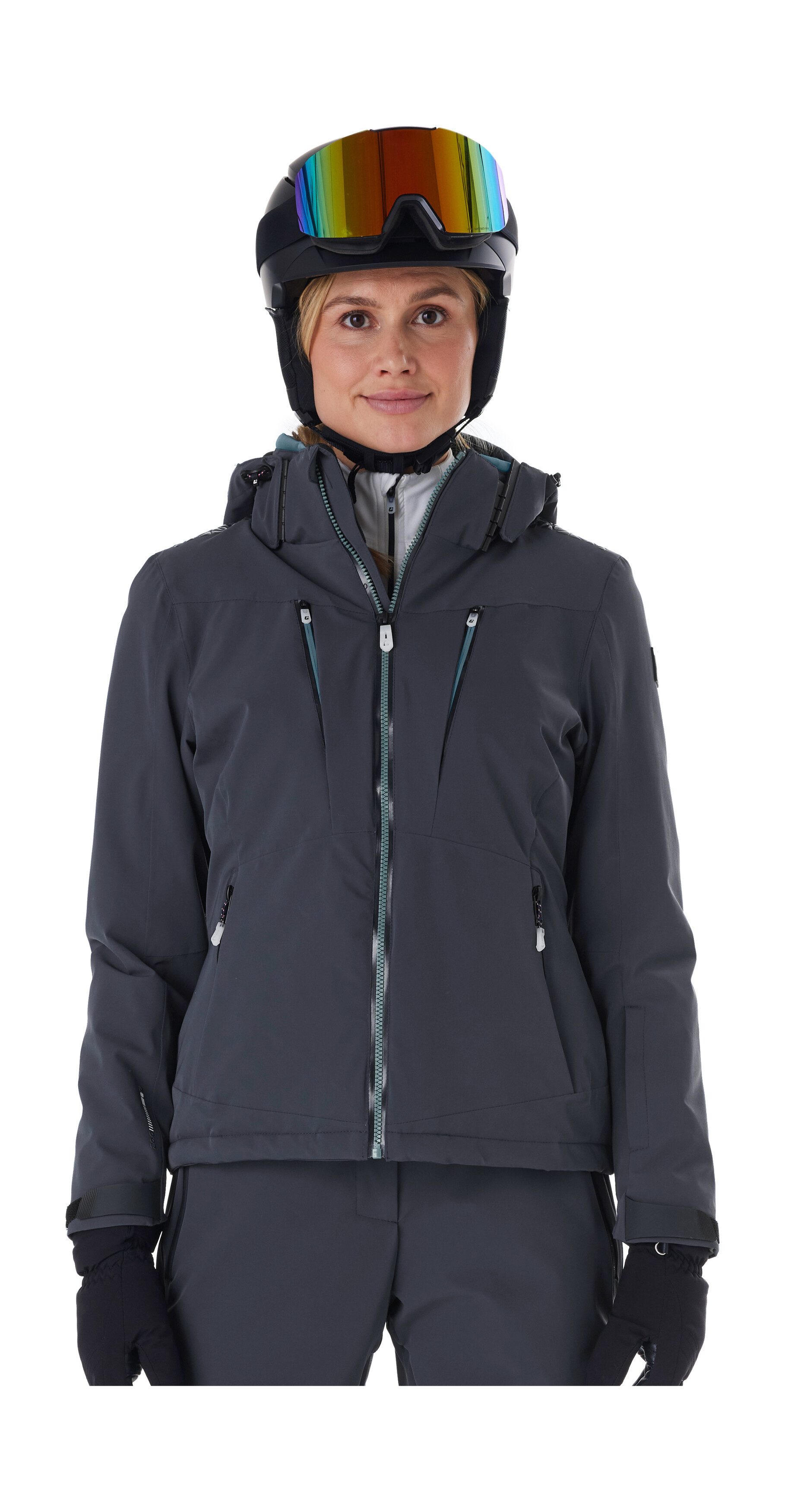 Killtec Skijacke KSW 42 WMN SKI JCKT Wasserdicht, atmungsaktiv, 4-Wege-Stretch, viele Taschen, recycelt